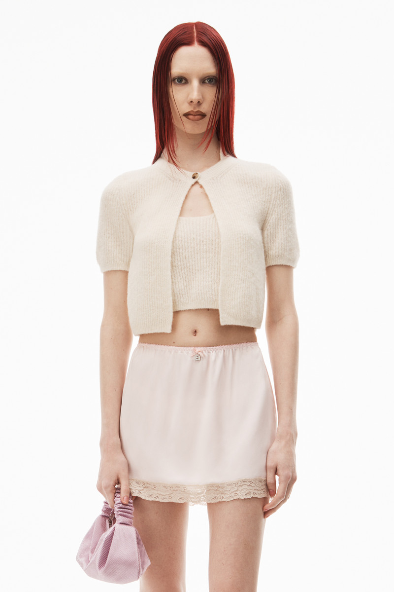 LAYERED SHORT SLEEVE CARDIGAN 2