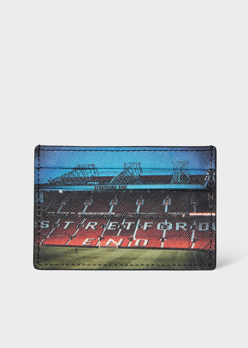 Paul Smith for Manchester United - 'Stretford End' Leather Card Holder 1