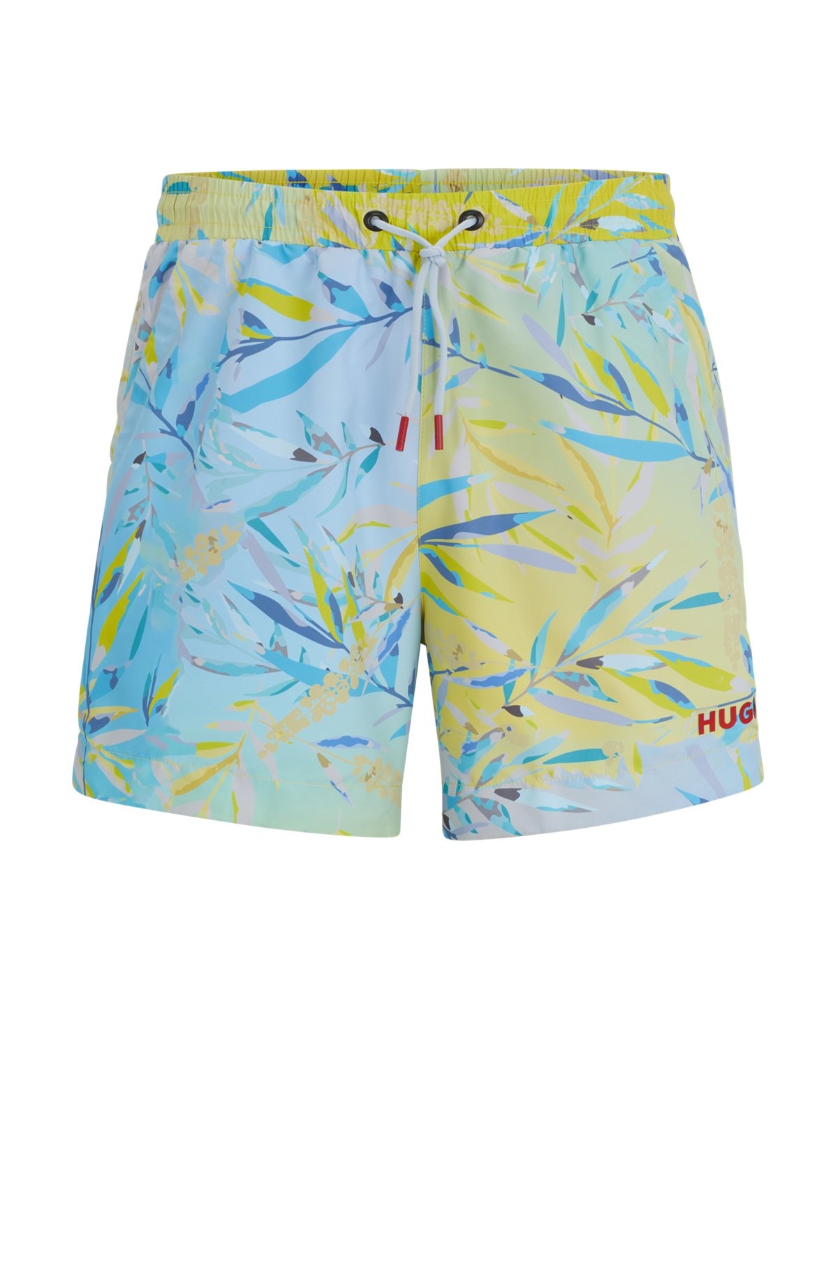 FULLY LINED SWIM SHORTS WITH SEASONAL PRINT - 1