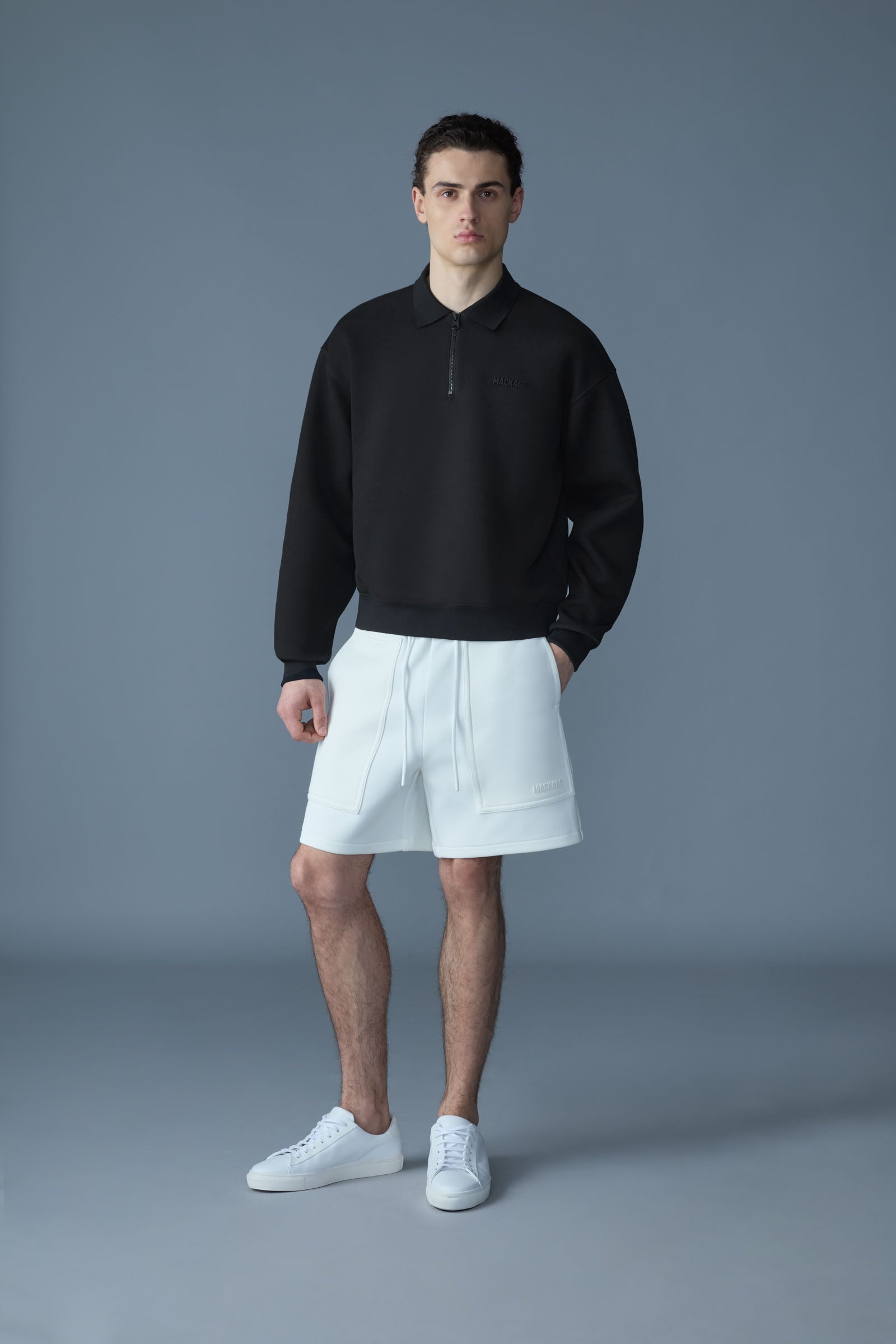FELIX Half-Zip Double-Face Jersey Sweater - 2