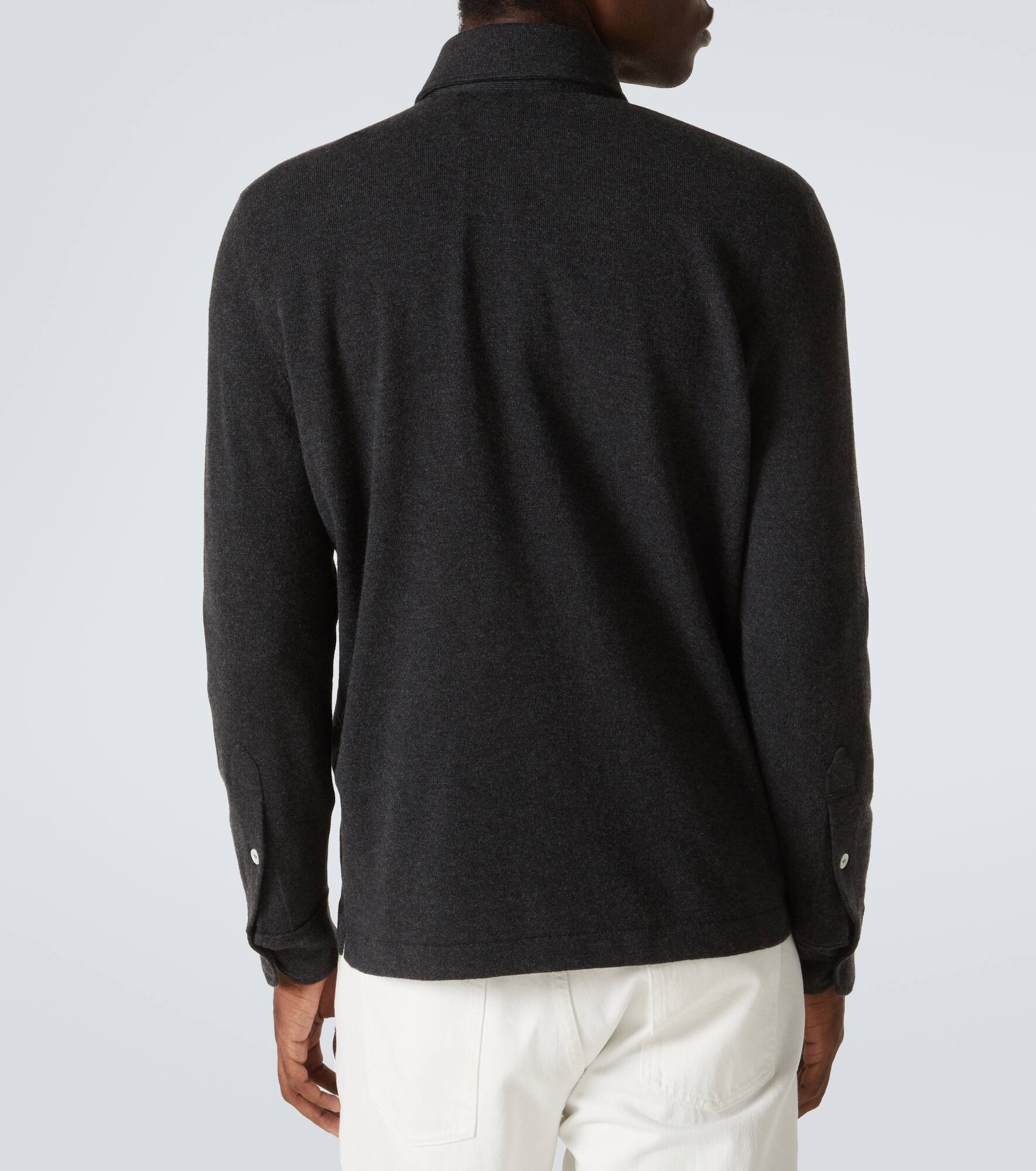 Cashmere polo sweater - 4