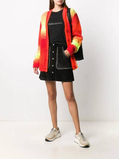 Golden Goose studded A-line mini skirt outlook