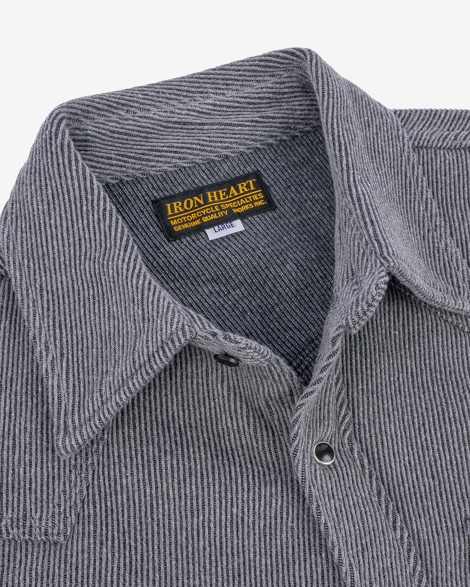 IHSH-254-GRY Kersey Western Shirt - Grey - 8