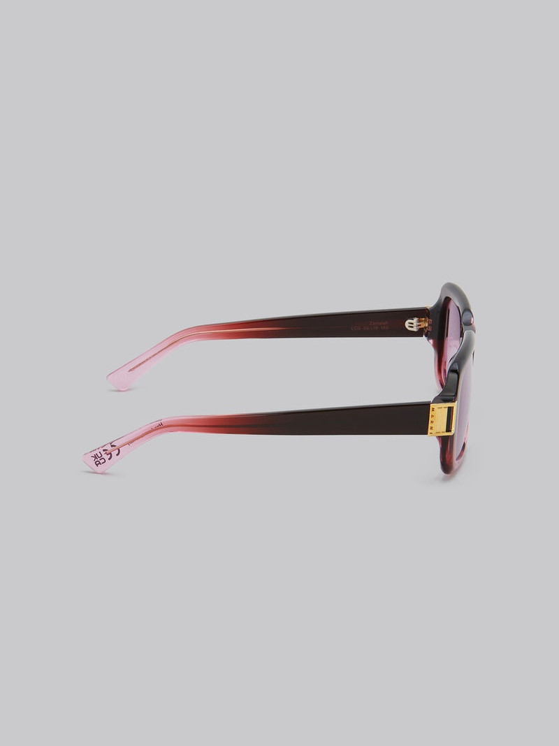 BURGUNDY ZAMALEK SUNGLASSES 4