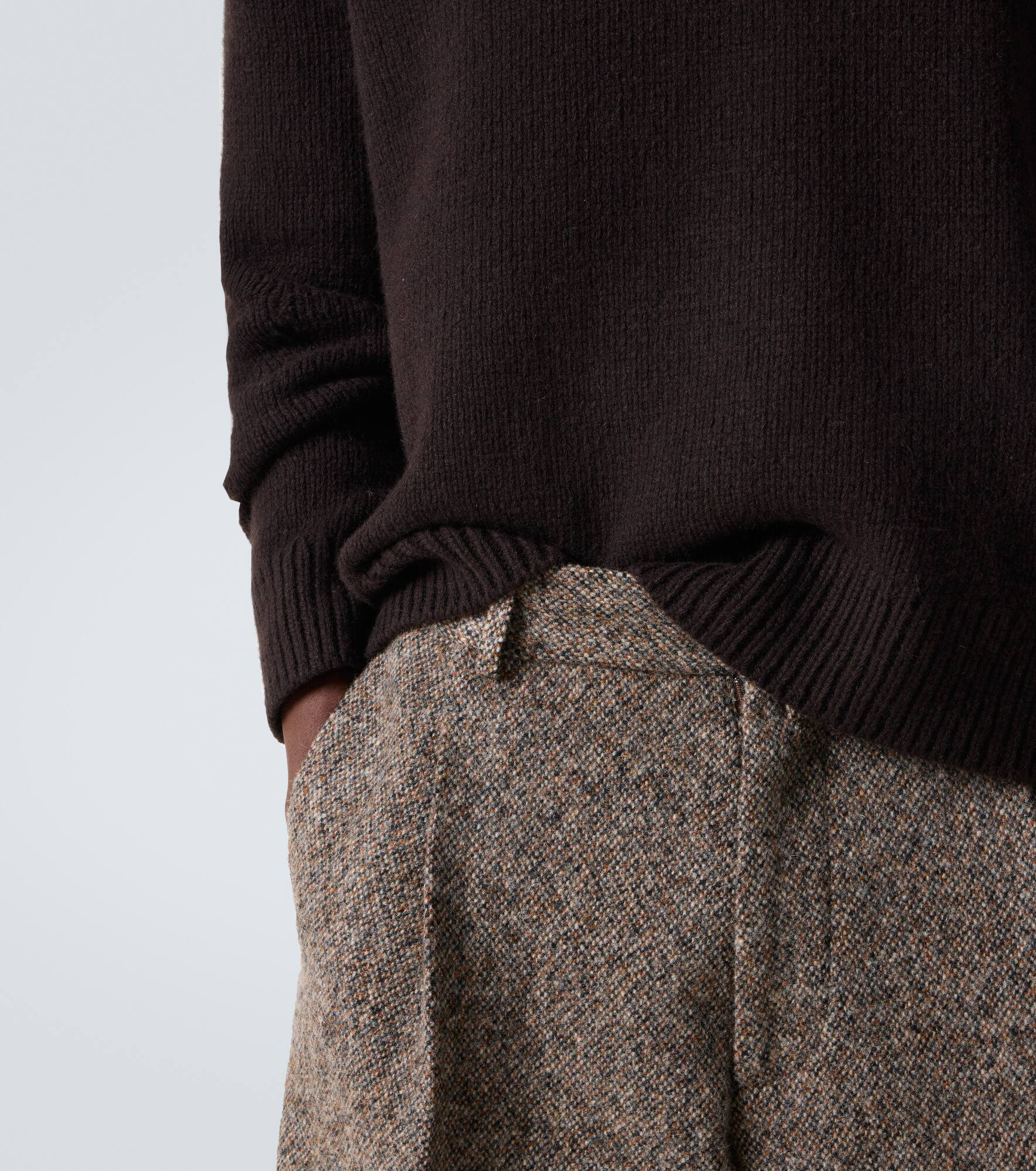 Wool and cashmere sweater - 6