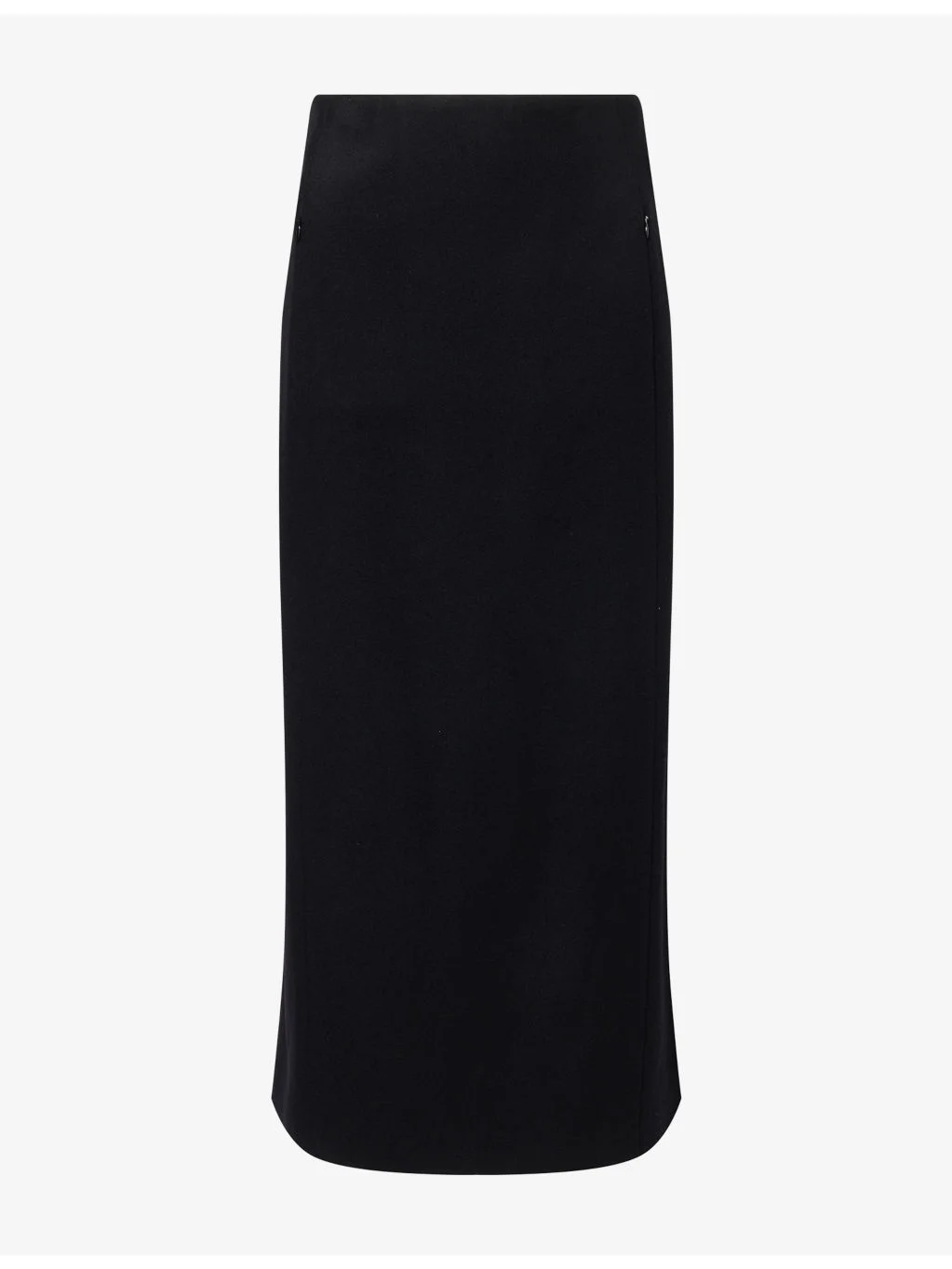 Panelled Wool Midi Skirt - 1