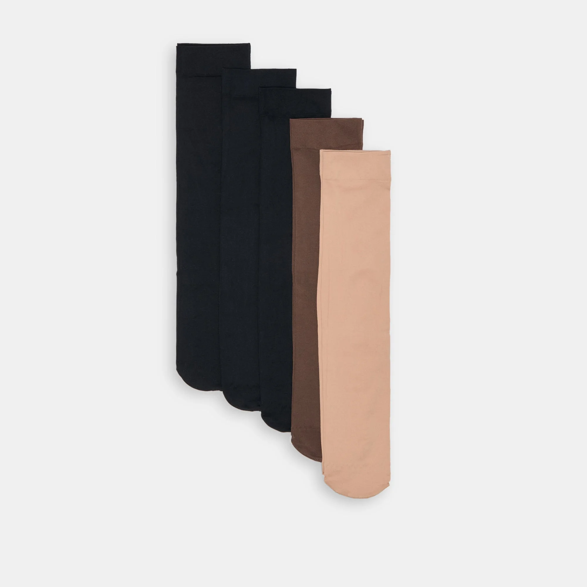 5 PACK OPAQUE TROUSER CREW SOCKS DARK MULTI - 1