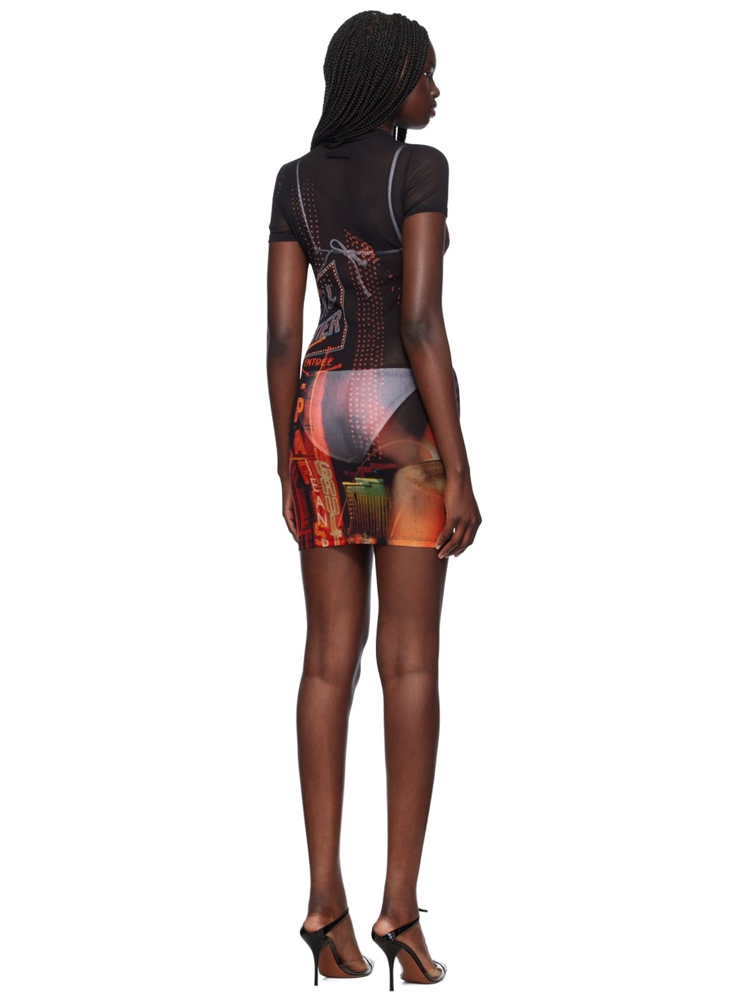 Black & Red 'The Pigalle' Minidress - 3
