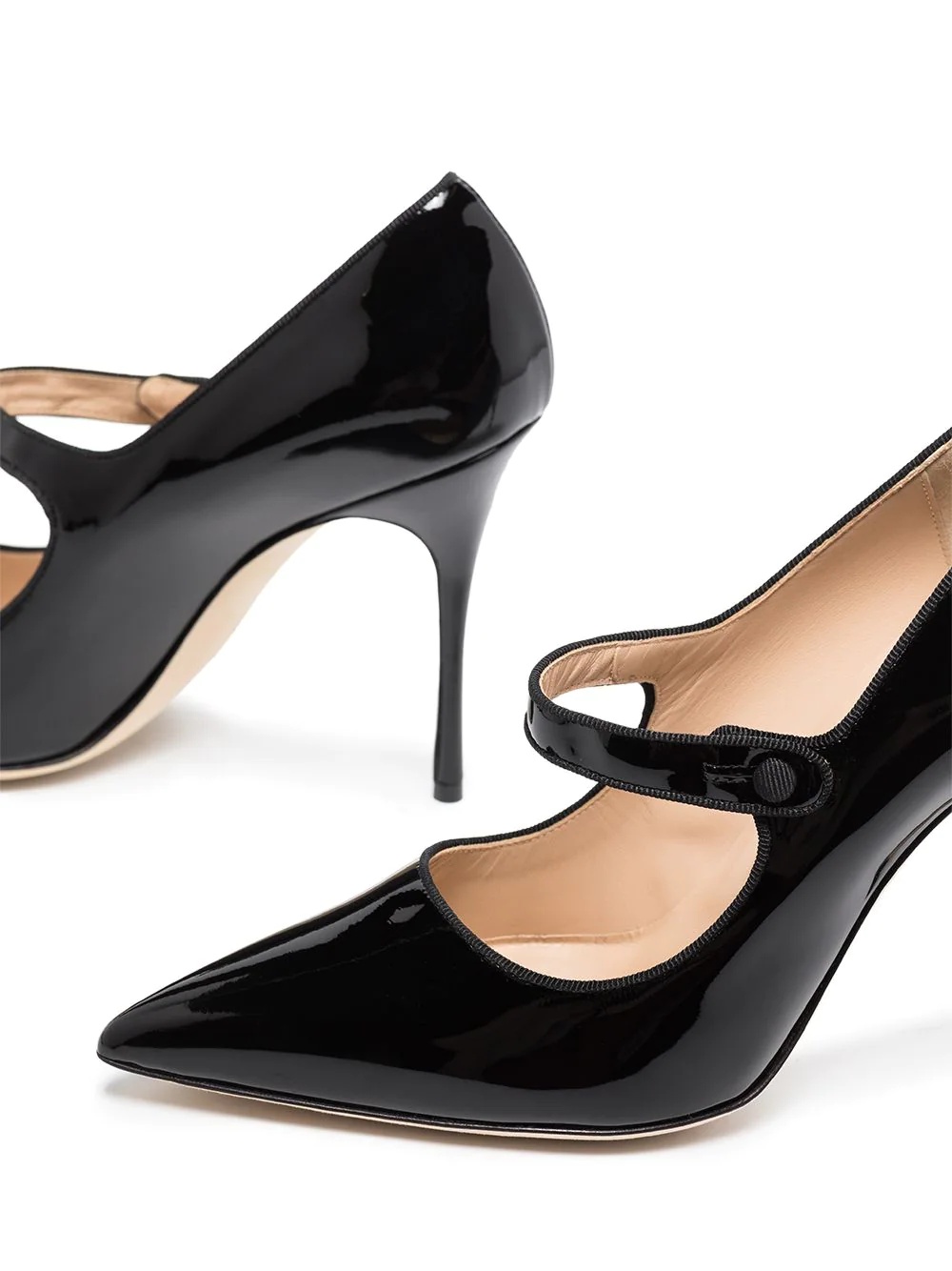 Campari 105mm pointed-toe pumps - 2