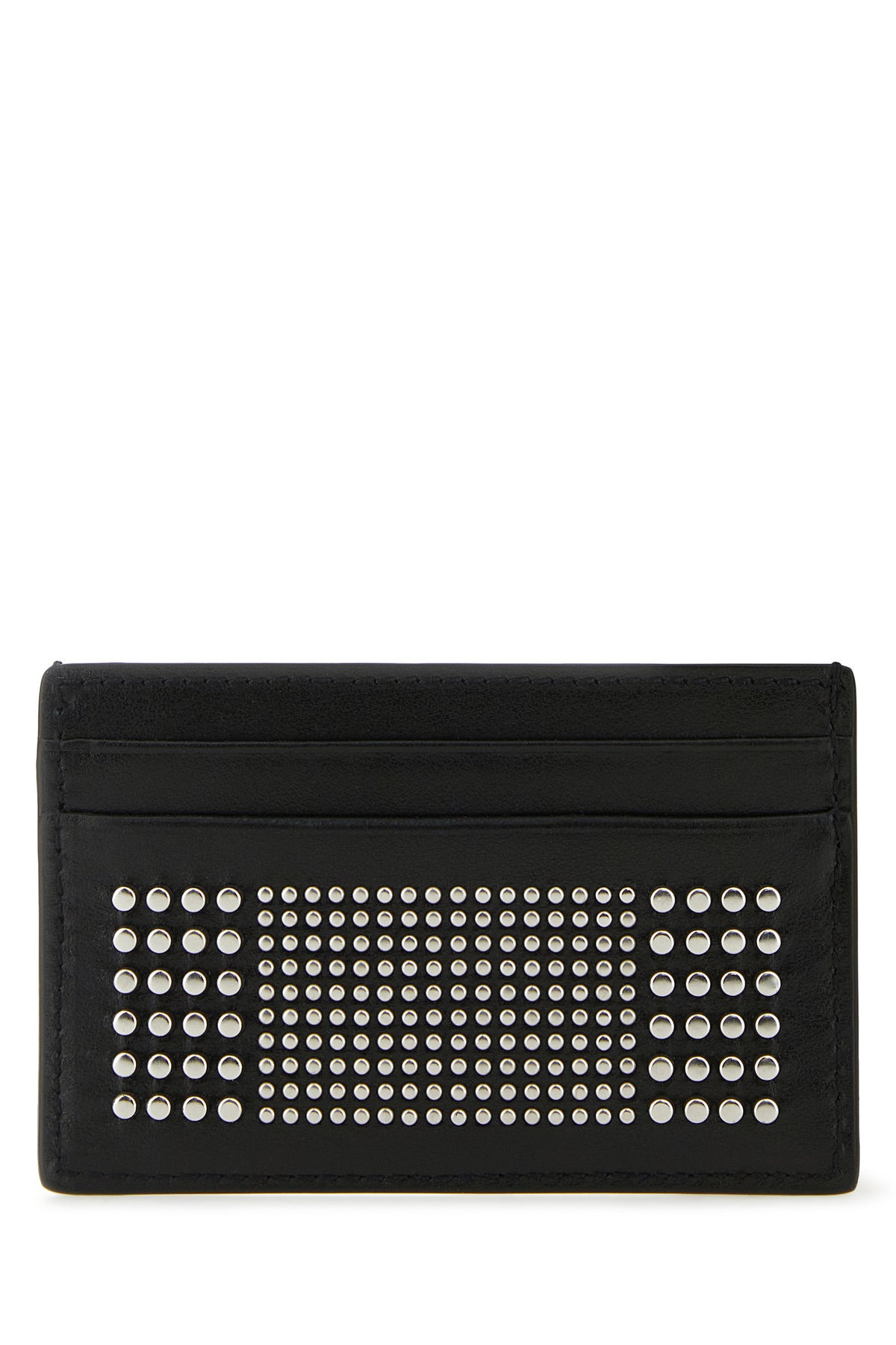 Black leather card holder - 1