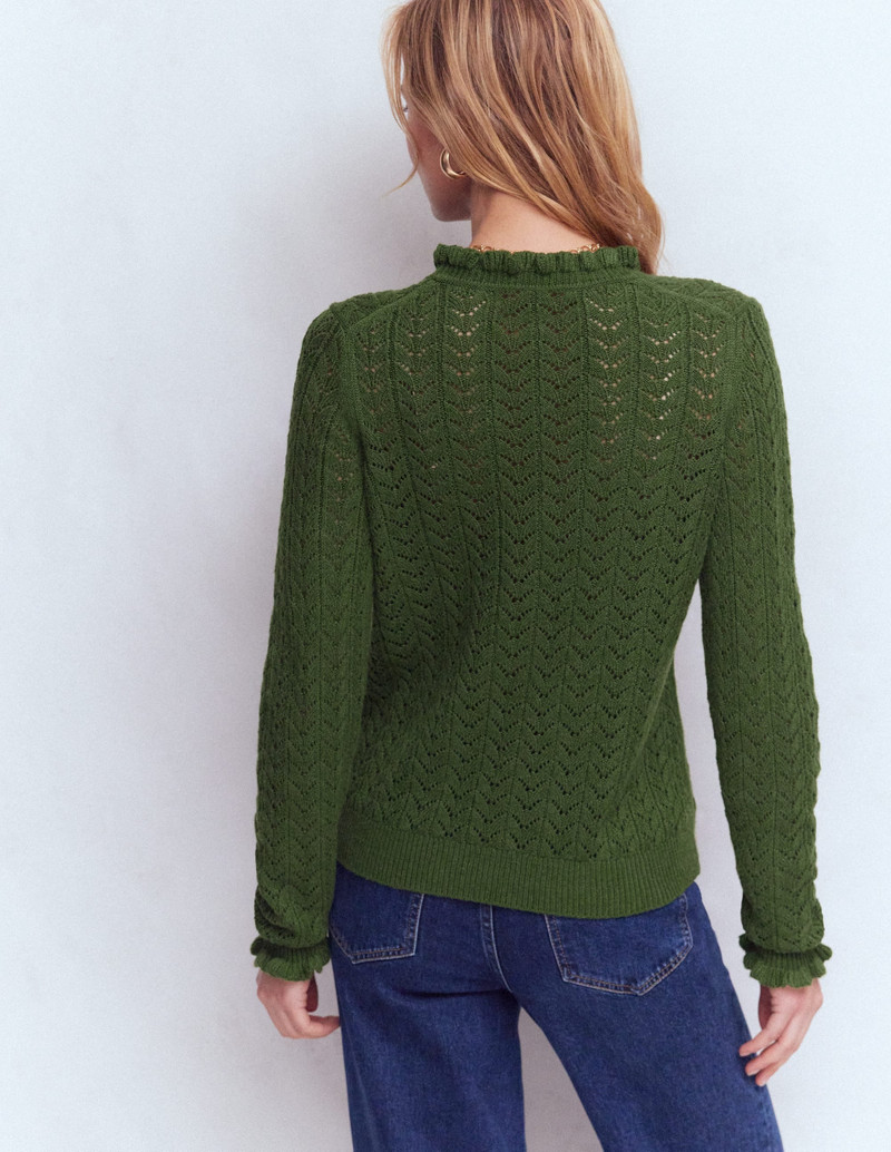 Eloise Frill Henley Jumper-Promenade Green 4