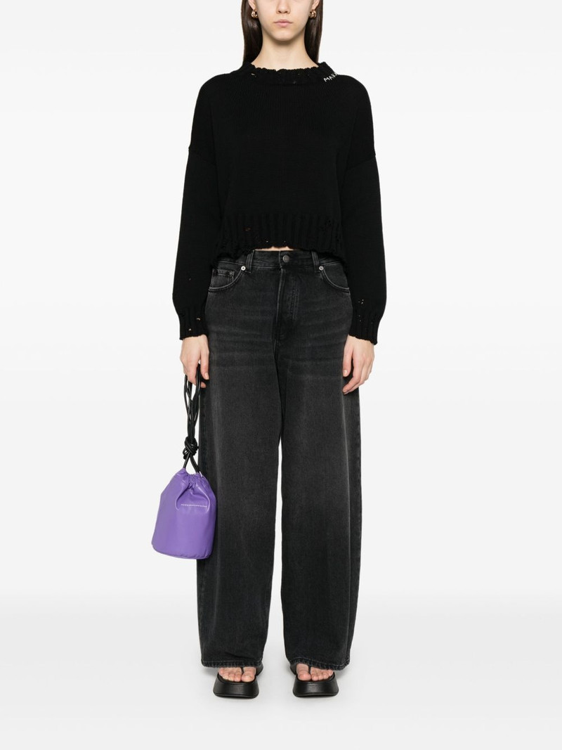 Marni dishevelled cotton sweater outlook