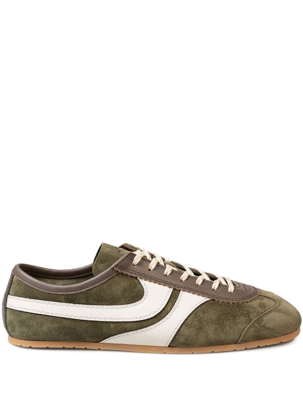 suede low-top sneakers - 1