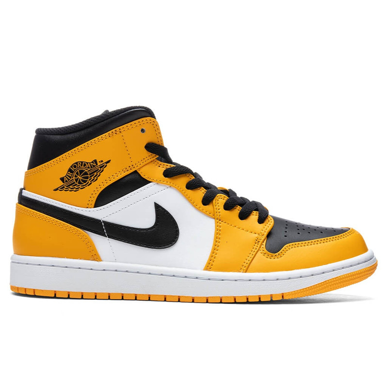 AIR JORDAN 1 MID - TAXI/BLACK/WHITE - 1