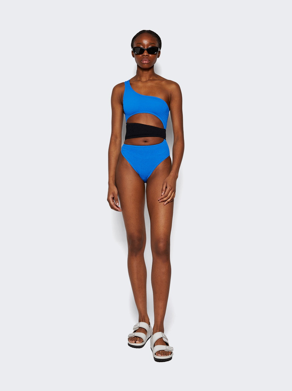 Splice Rico One-Piece Swimsuit Cobalt and Black - 2