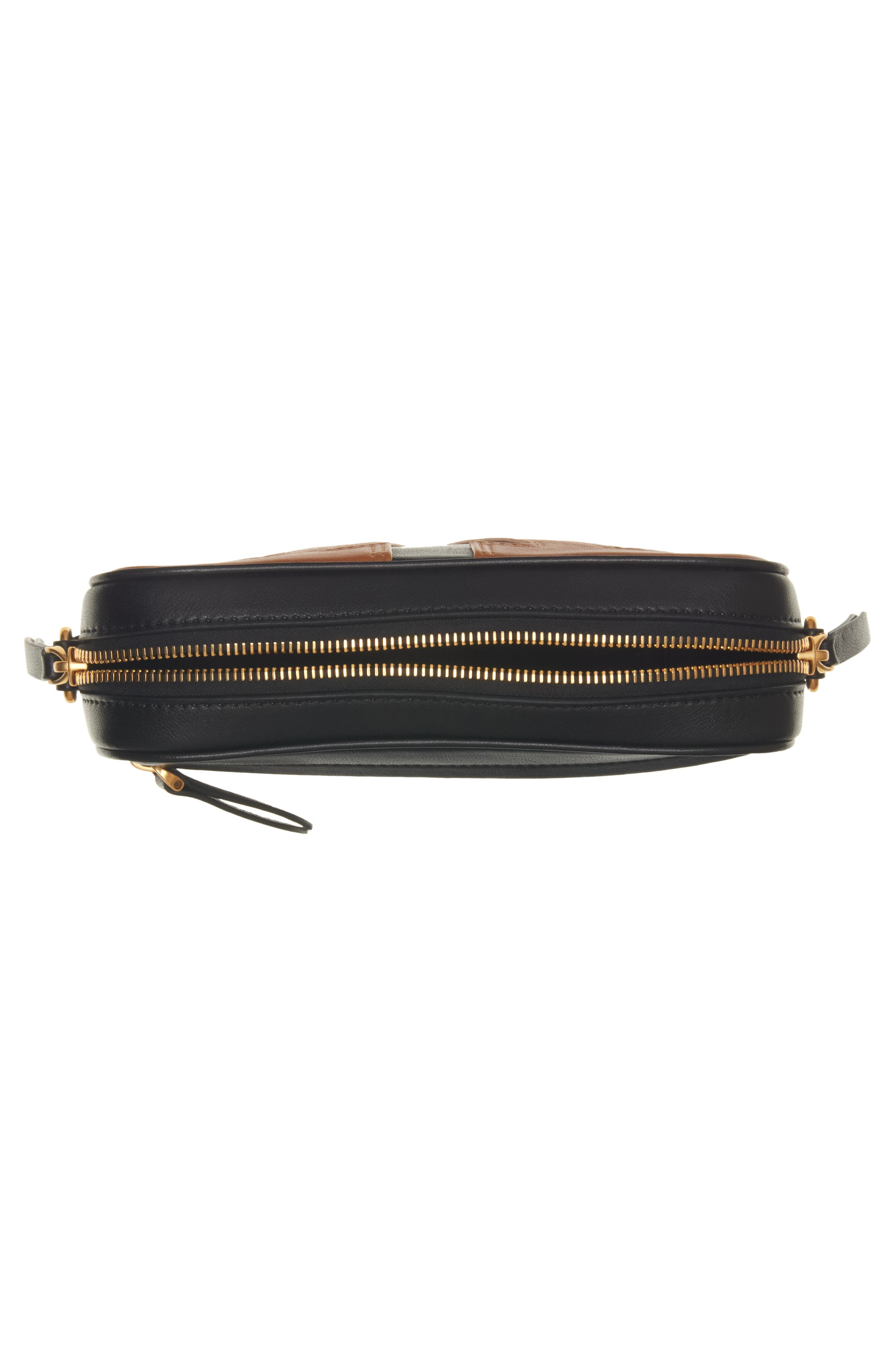 Valentino Garavani Viva Superstar Lambskin Leather Crossbody Bag in Nero/Spice at Nordstrom - 5