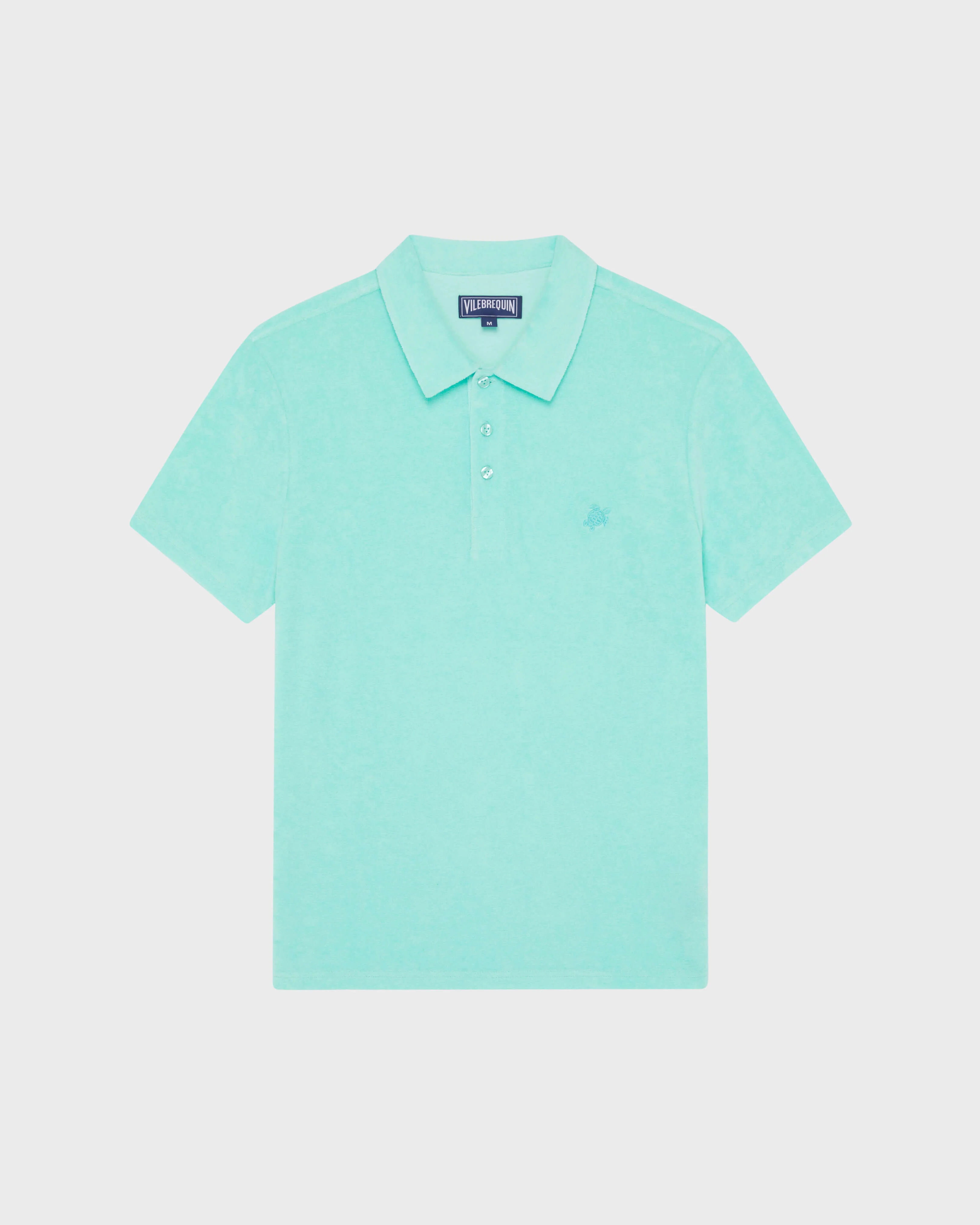 MEN TERRY POLO SOLID - 1