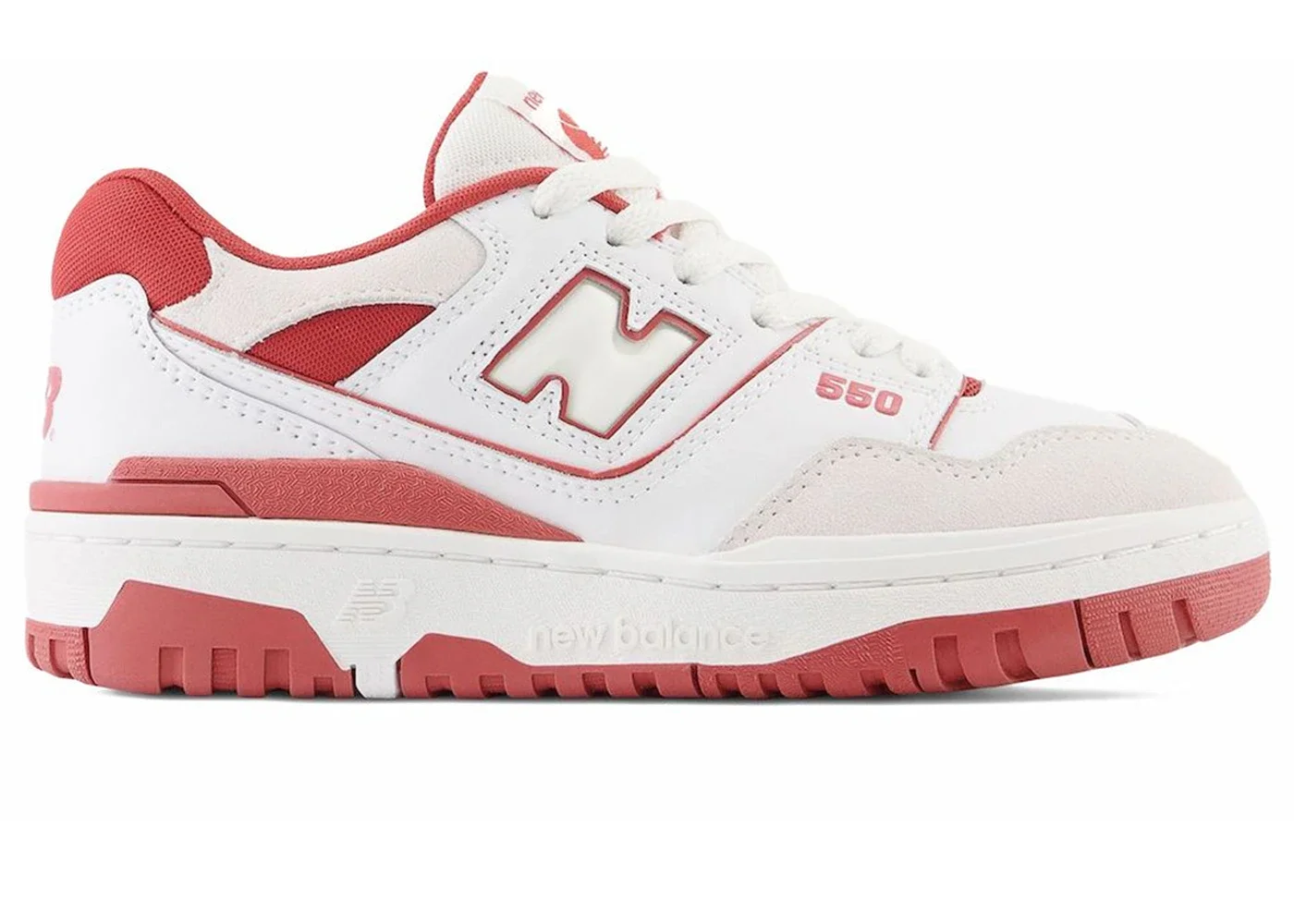 New Balance 550 White Brick Red - 1