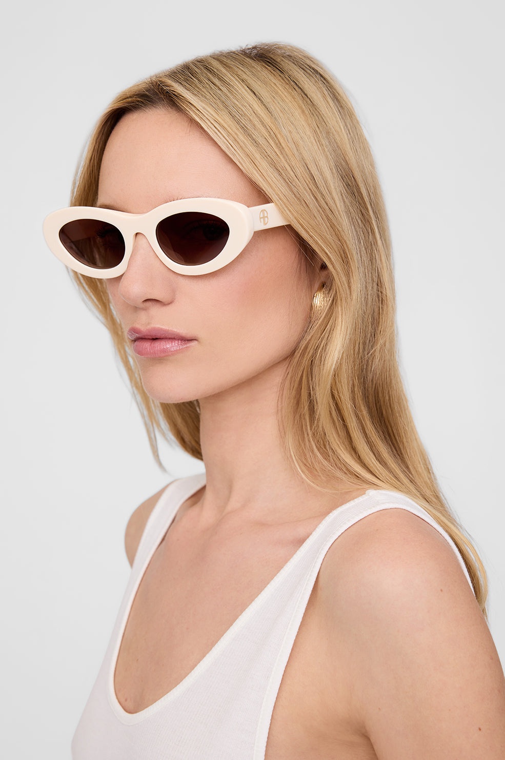 Roma Sunglasses - Bone - 2