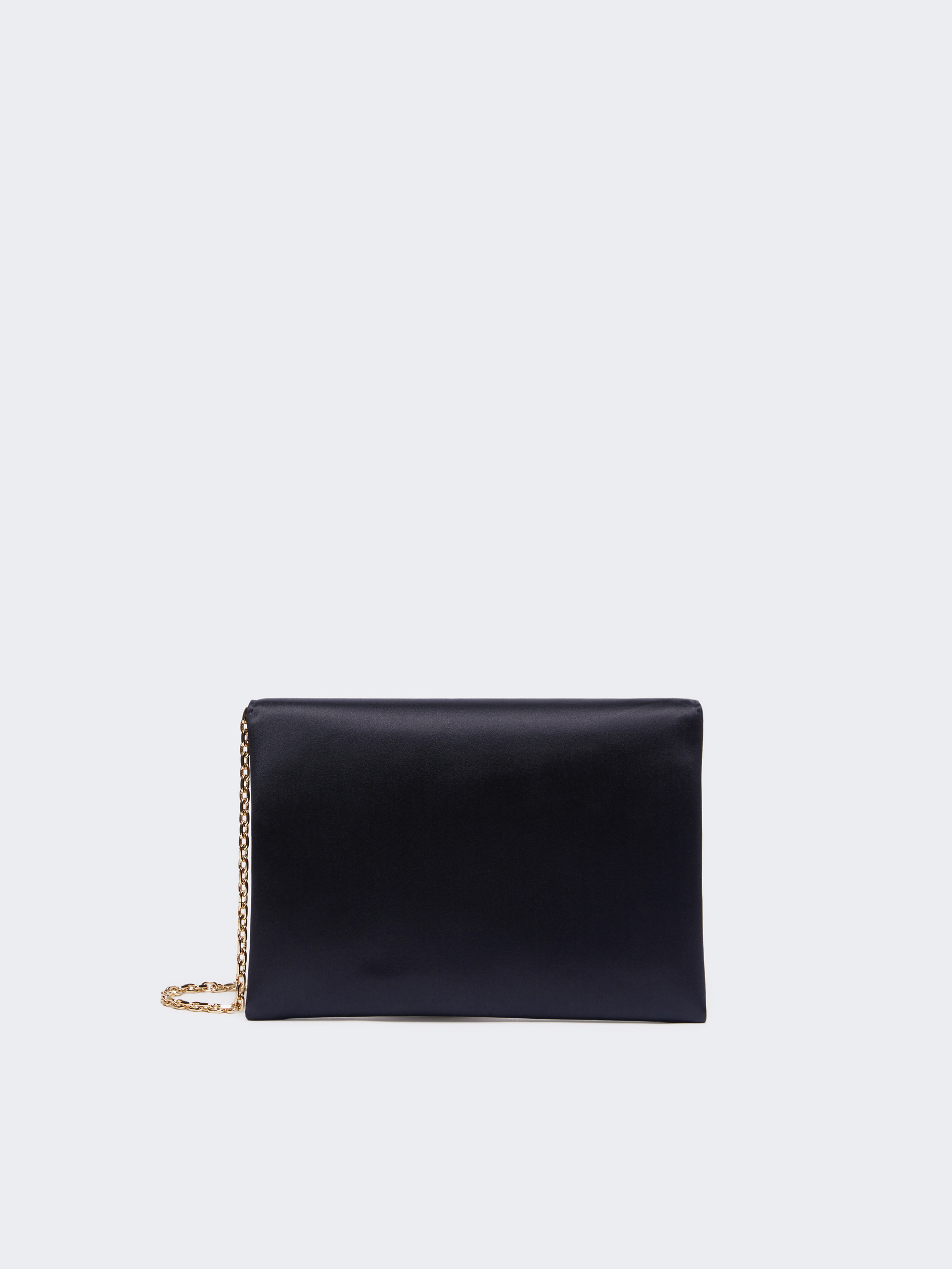 ENVELOPE Viscose and silk satin clutch bag - 3