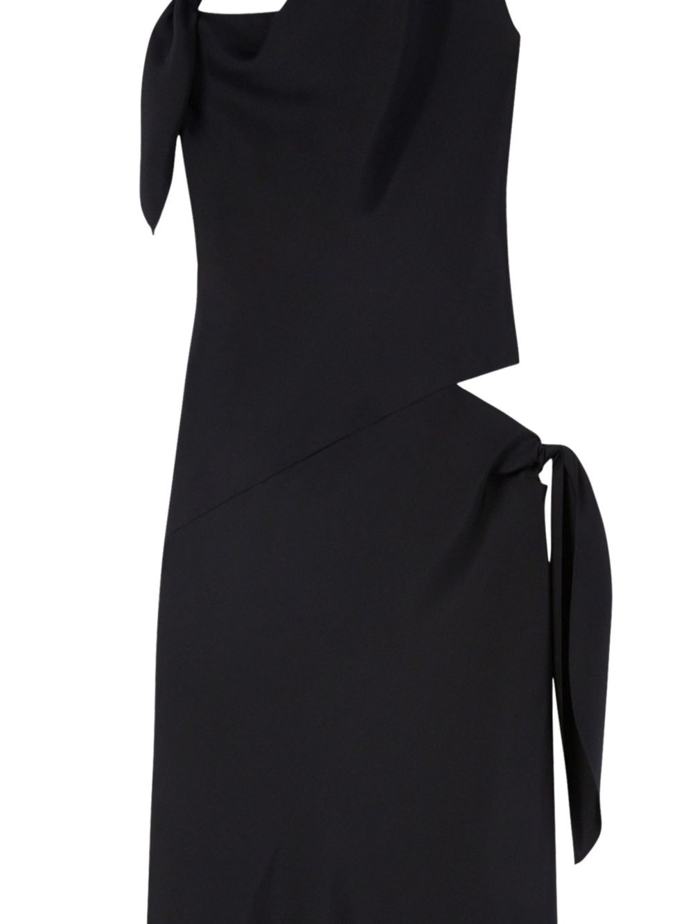 knot slash dress - 2
