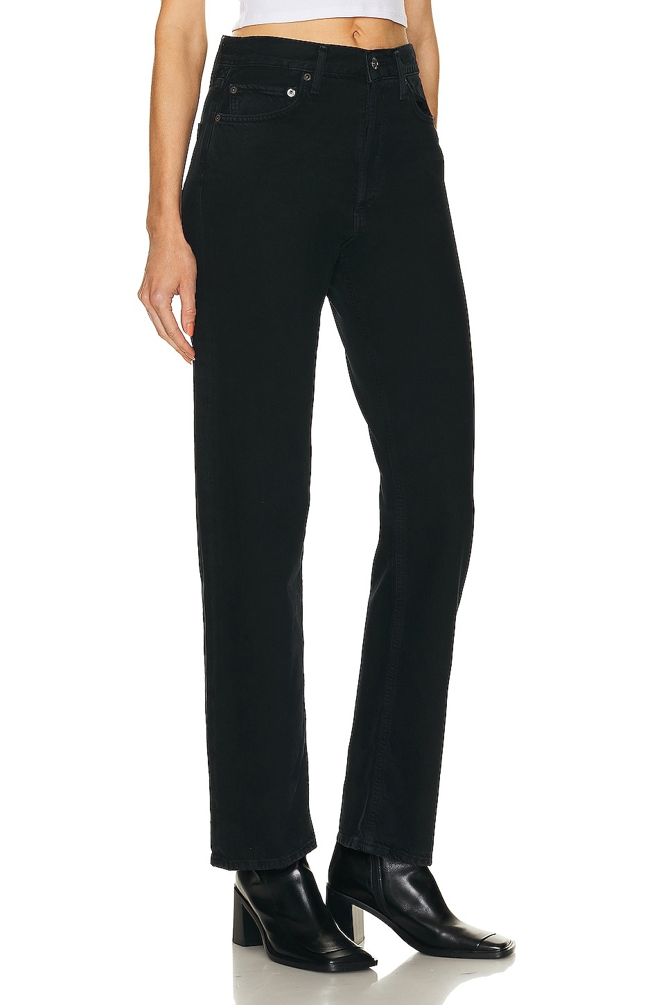 90s Pinch Waist High Rise Straight - 2
