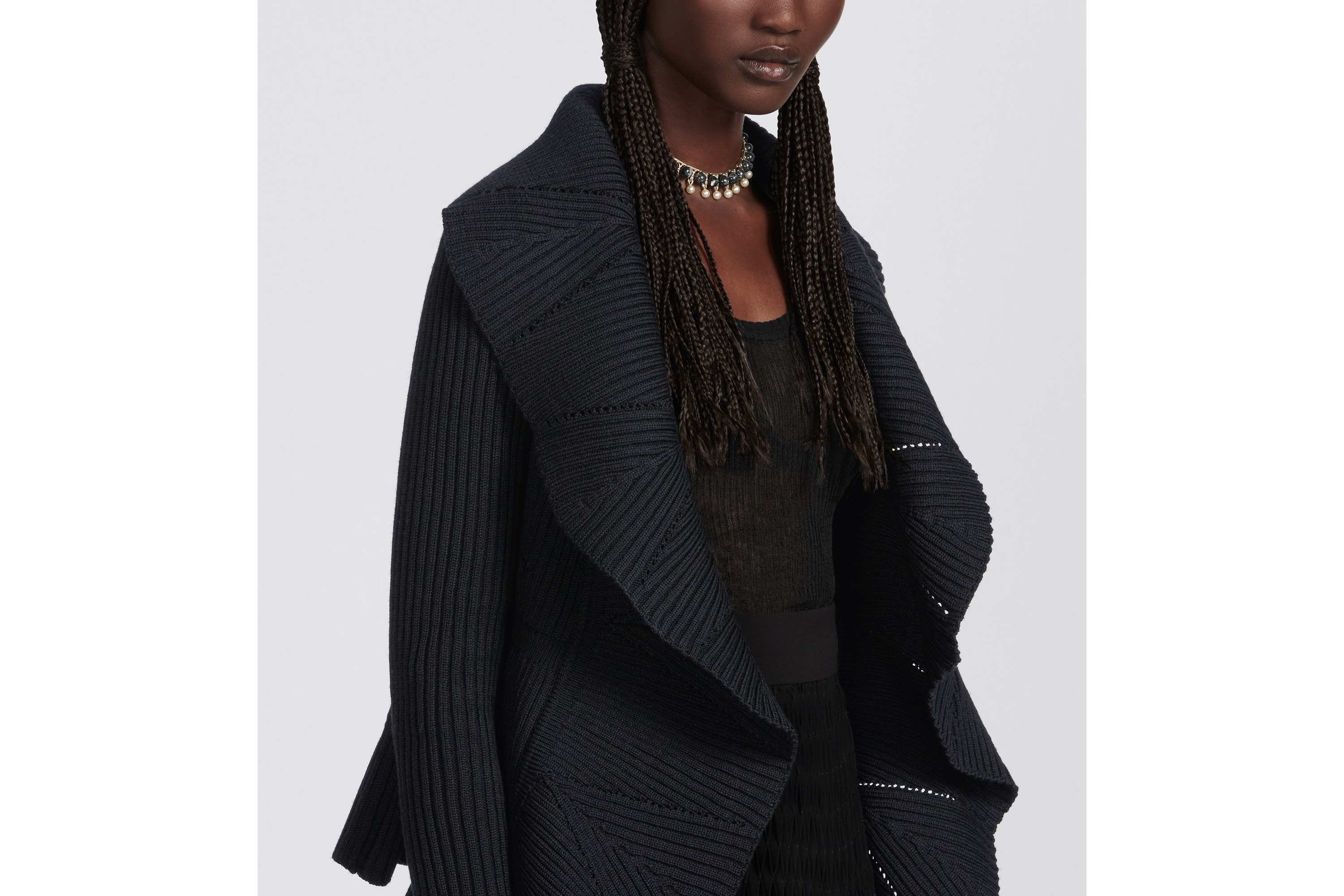 Cardigan with Ruffles - 7