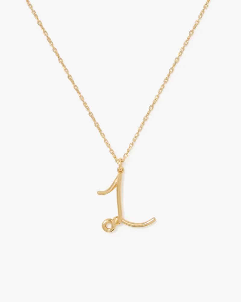 Initial Script L Pendant - 1