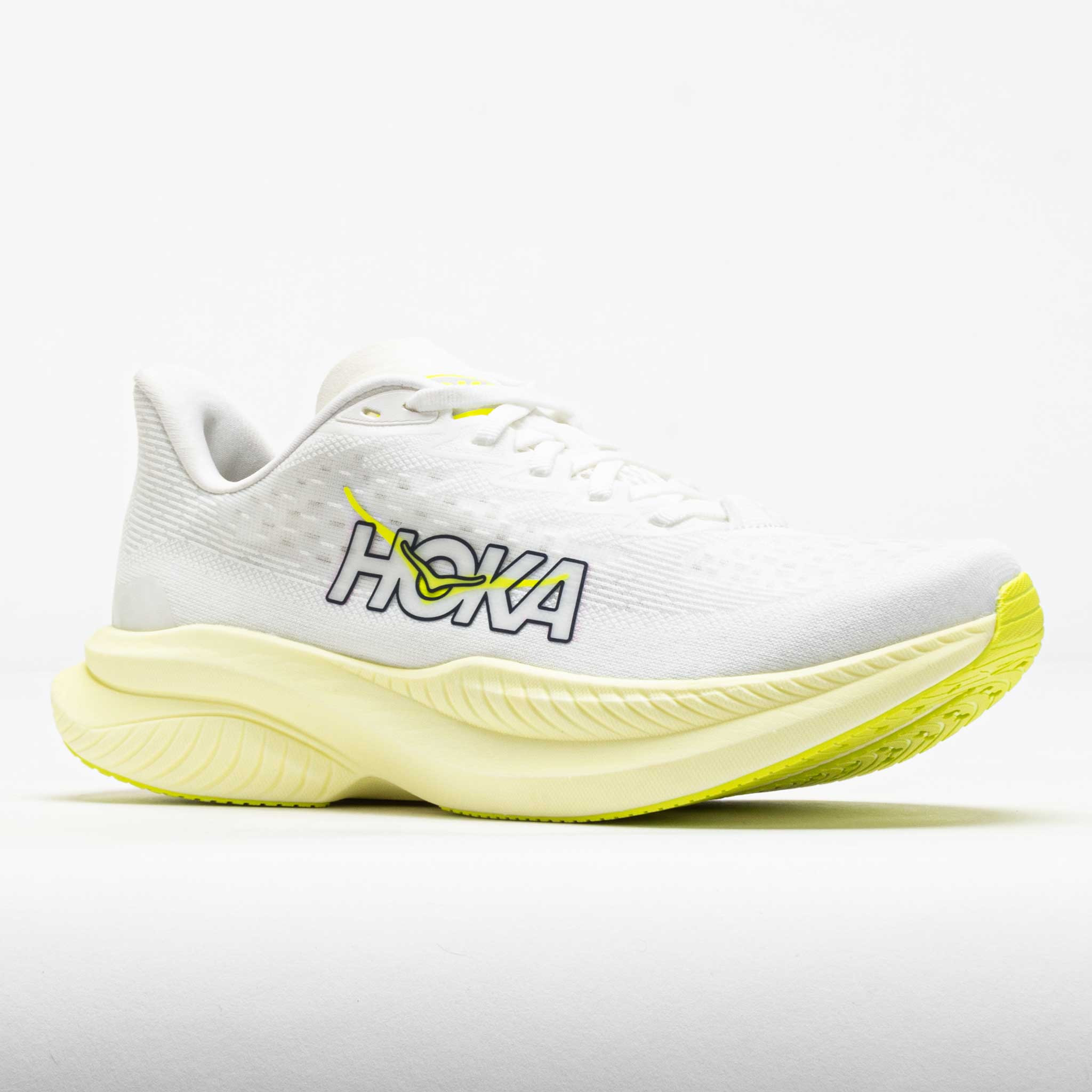 HOKA Mach 6 Women's White/Neon HOKA Citrus - 5