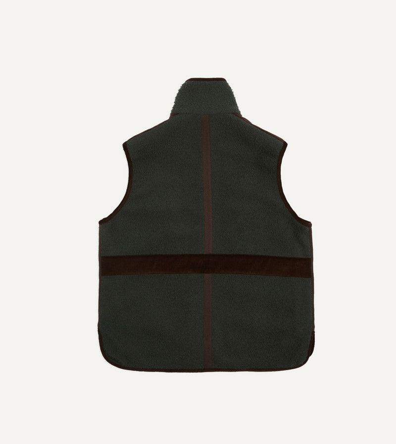 Green Casentino Fleece Gilet 12