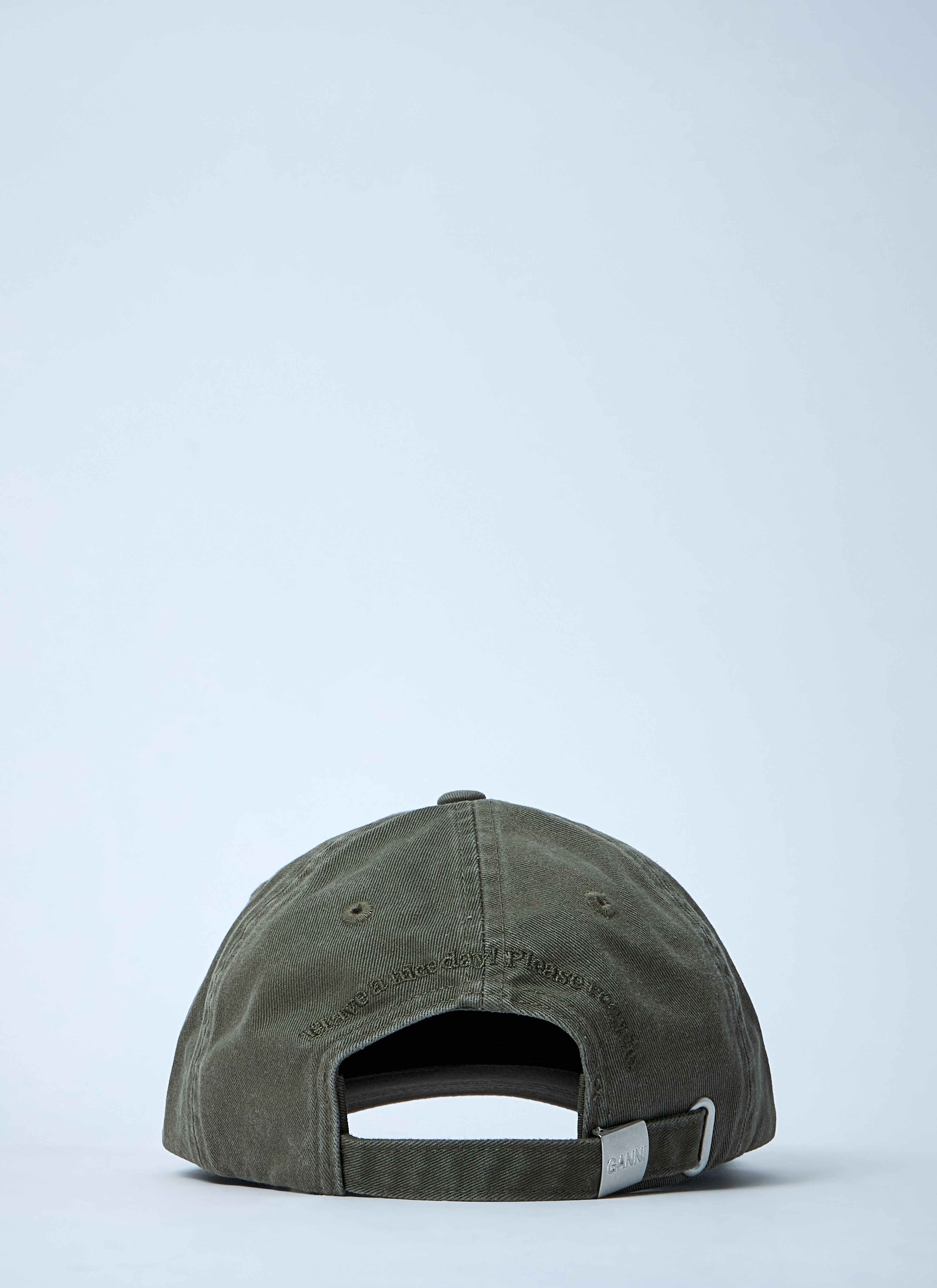 Ganni Women Logo Motif Baseball Cap - 4