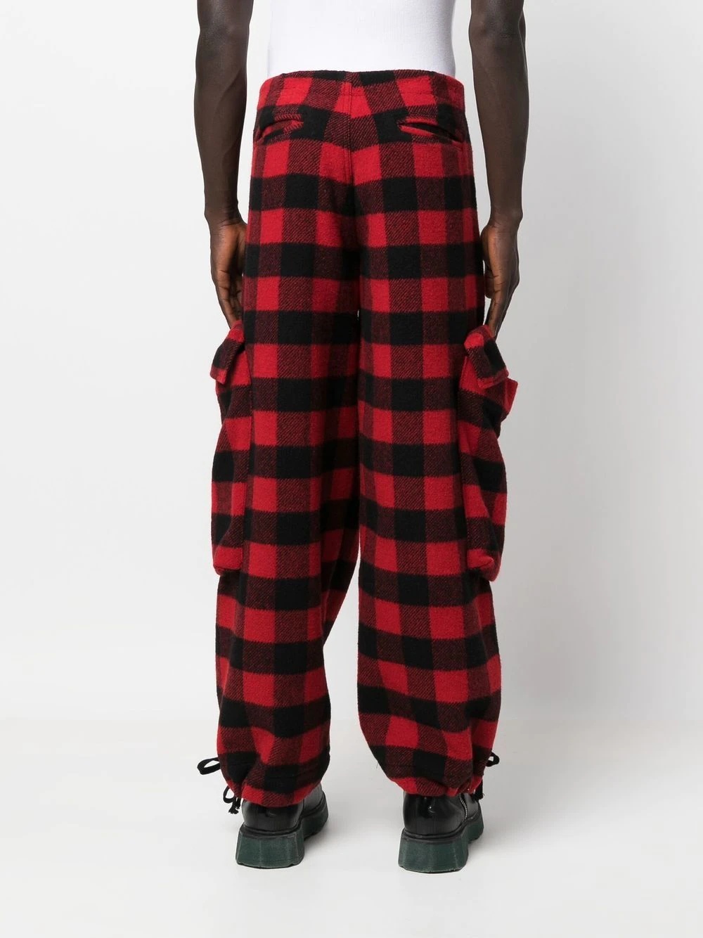 Buffalo check-print cargo pant - 5