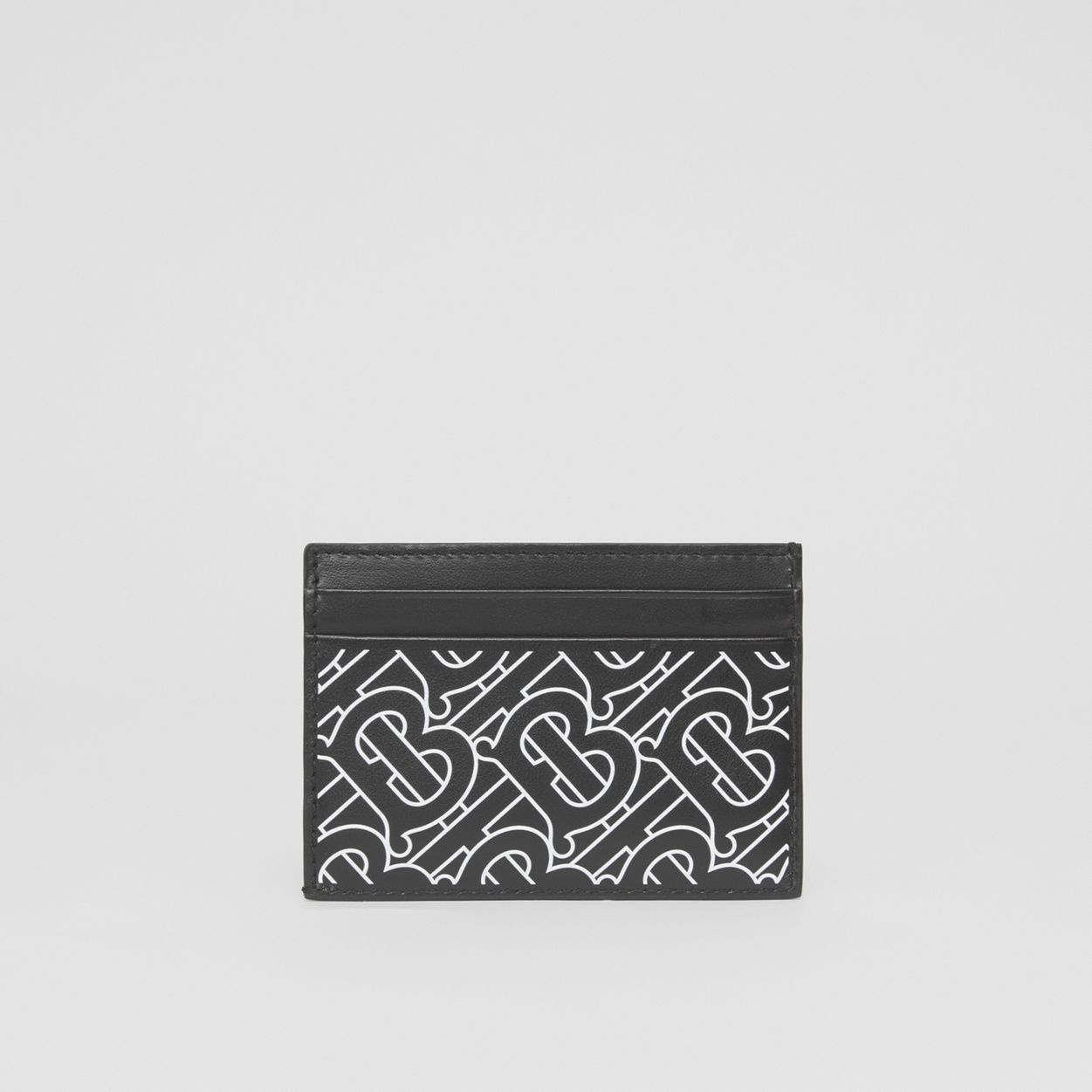 Monogram Print Leather Card Case - 5
