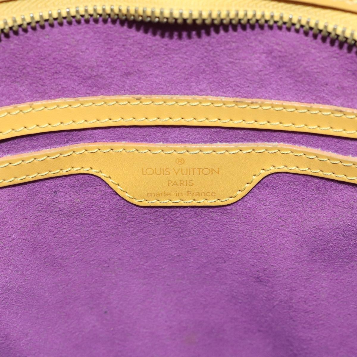 LOUIS VUITTON Epi Saint Jacques Hand Bag Yellow M52279 - 13