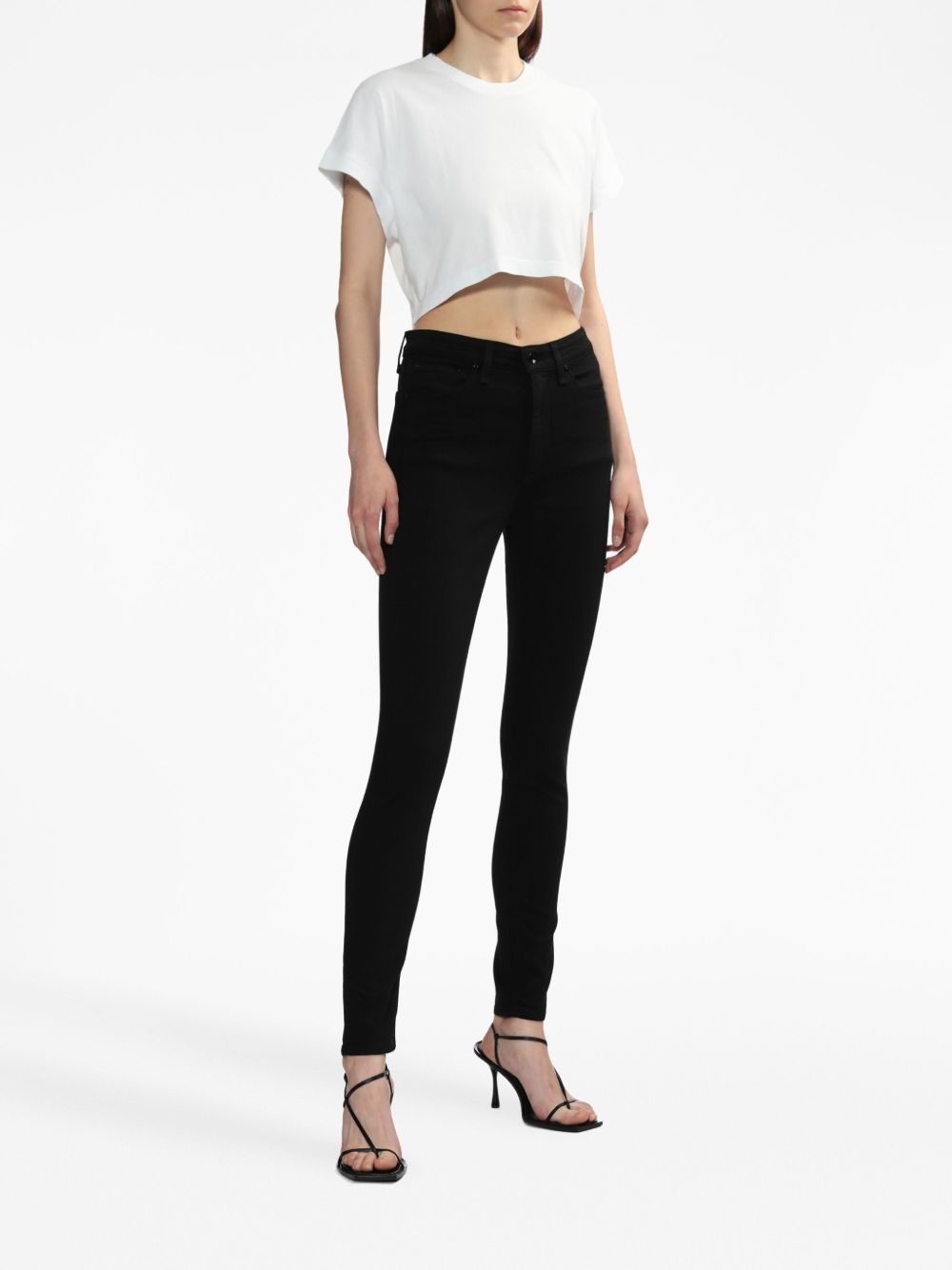 cropped cotton T-shirt - 2