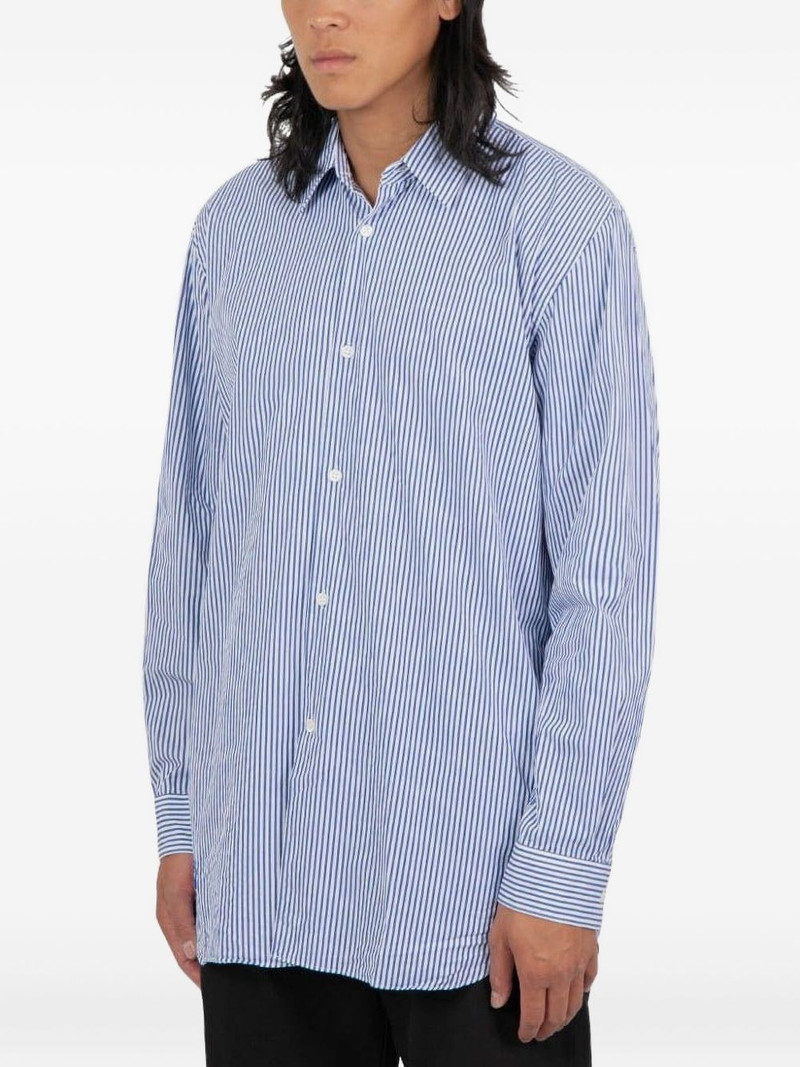 Comme des Garçons Homme logo striped shirt outlook