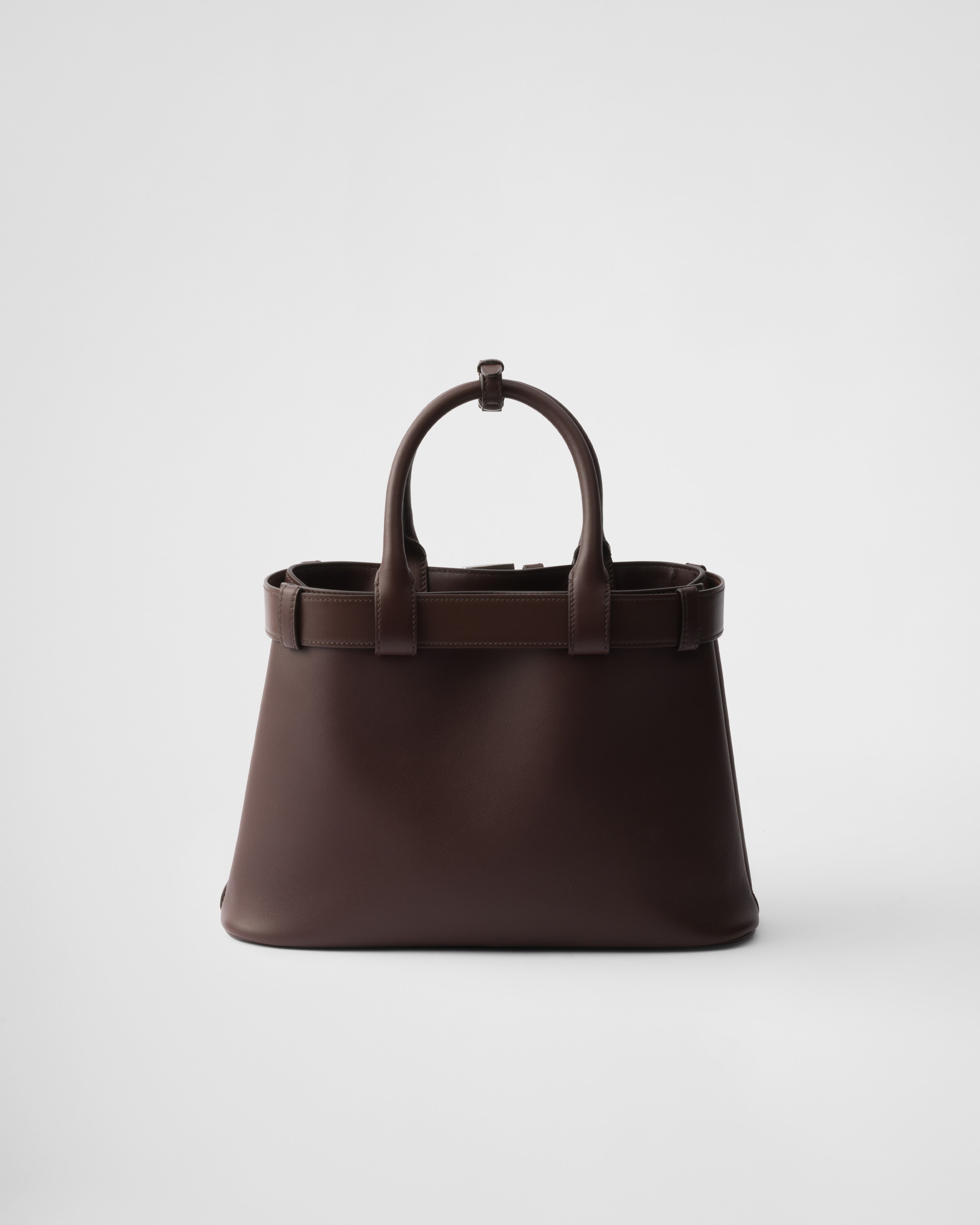 Prada Buckle small leather handbag with belt - 3