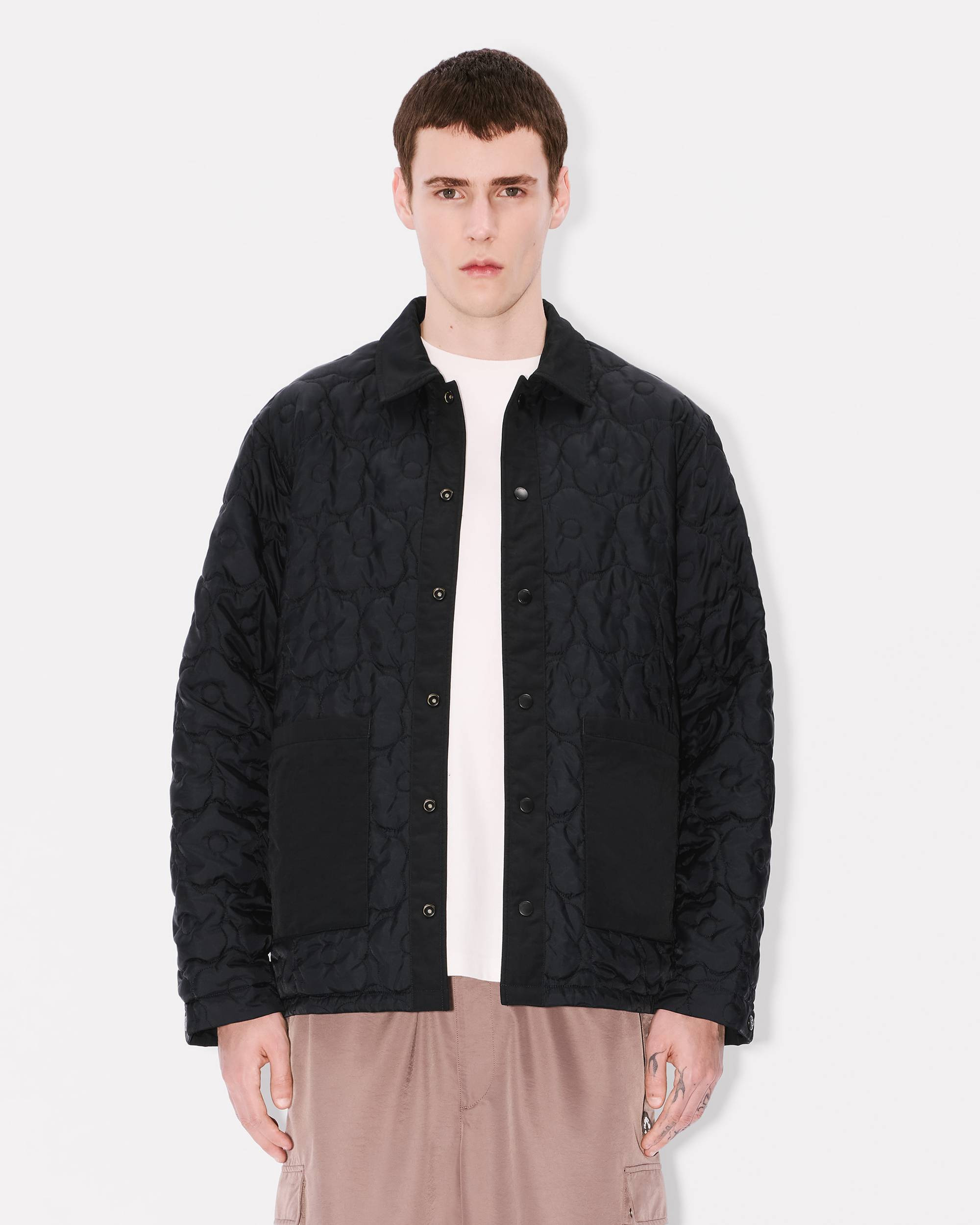 'Boke Flower 2.0' reversible heavy coach jacket - 6