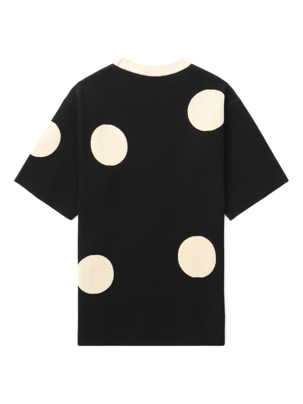 polka-dot intarsia-knit T-shirt - 6