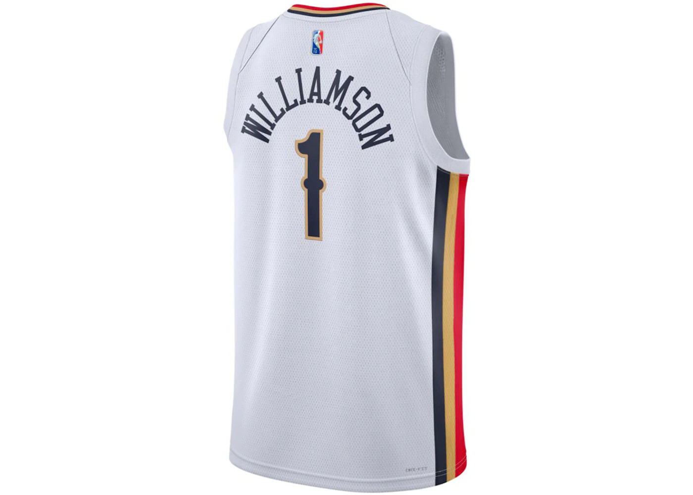 Nike NBA New Orleans Pelicans Zion Williamson Jersey White - 2
