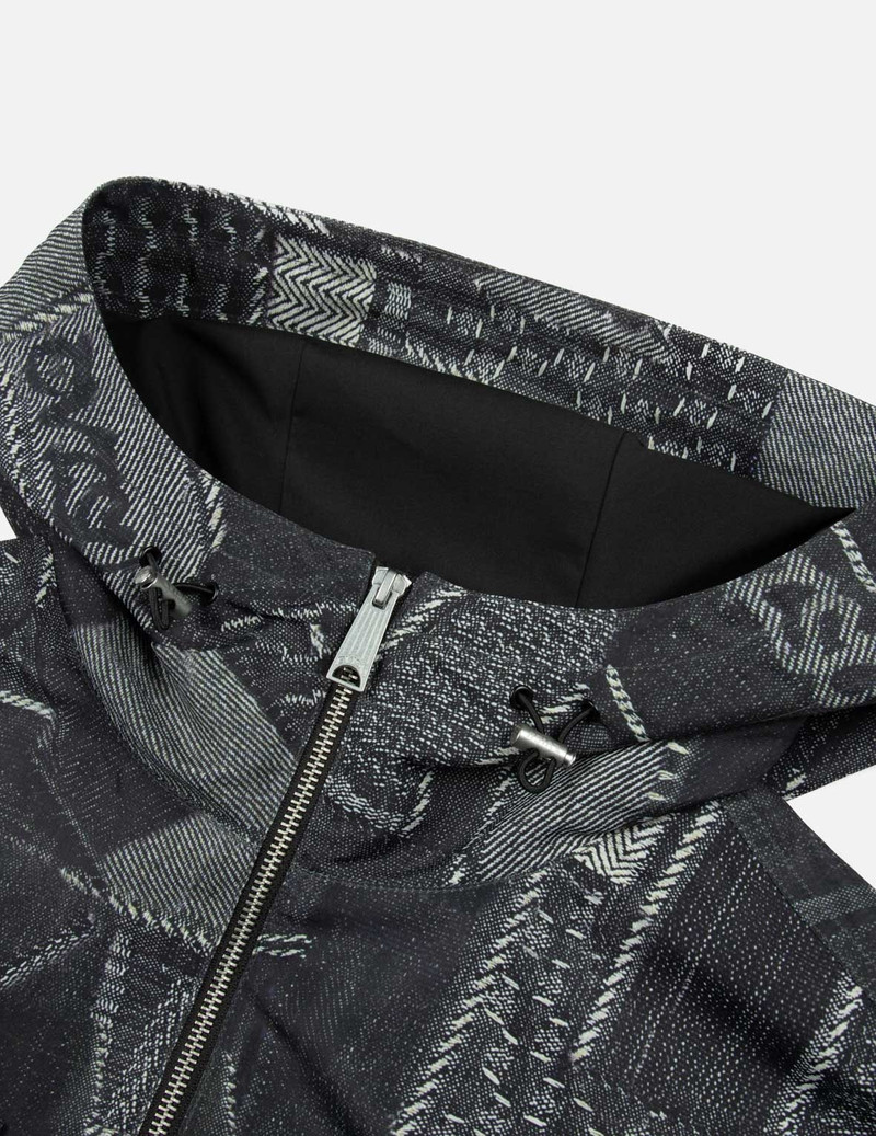 WHEEL OF WISDOM AND SEAGULL EMBROIDERY REGULAR FIT DENIM JACKET 9