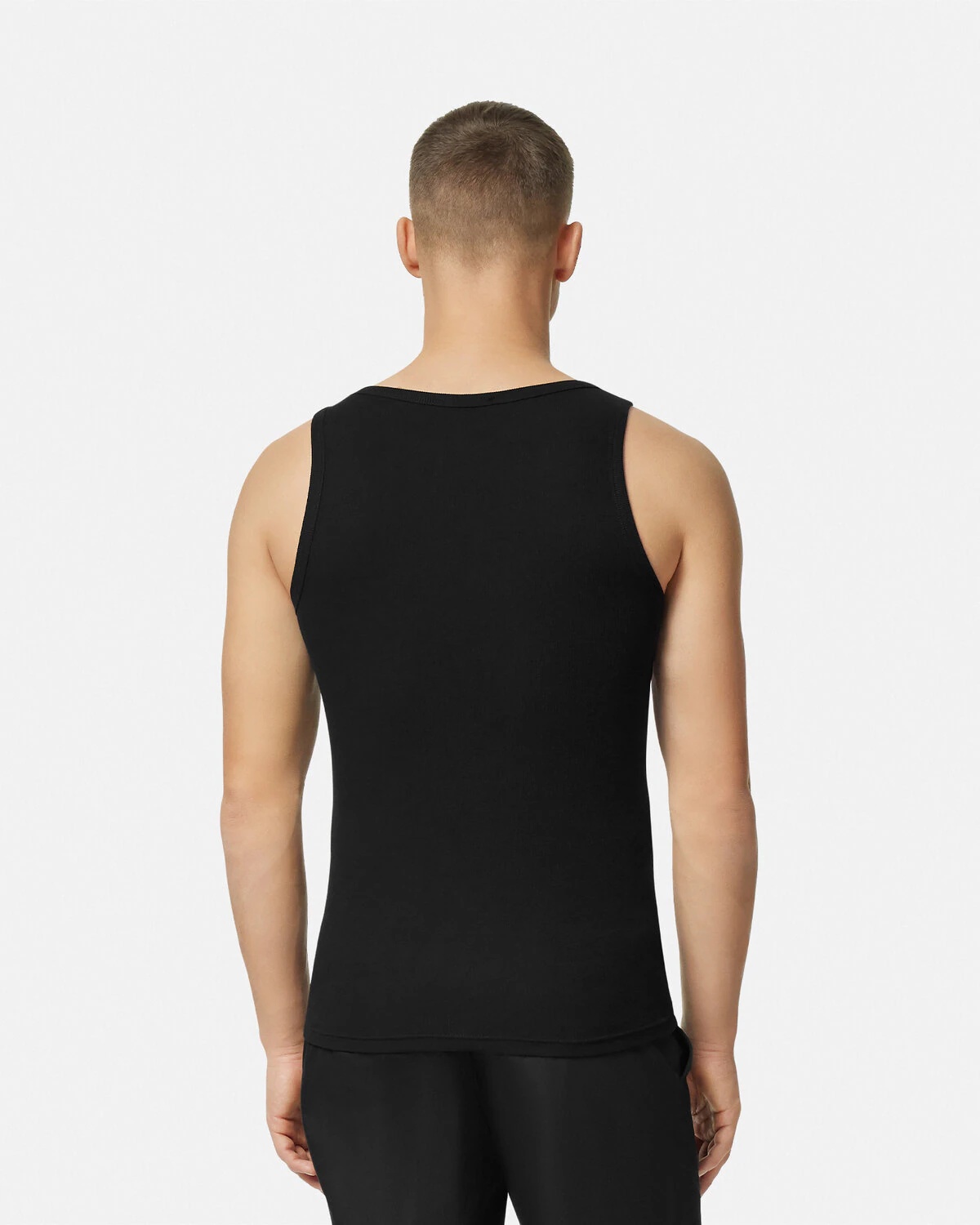 Logo Ribbed Tank Top - 5
