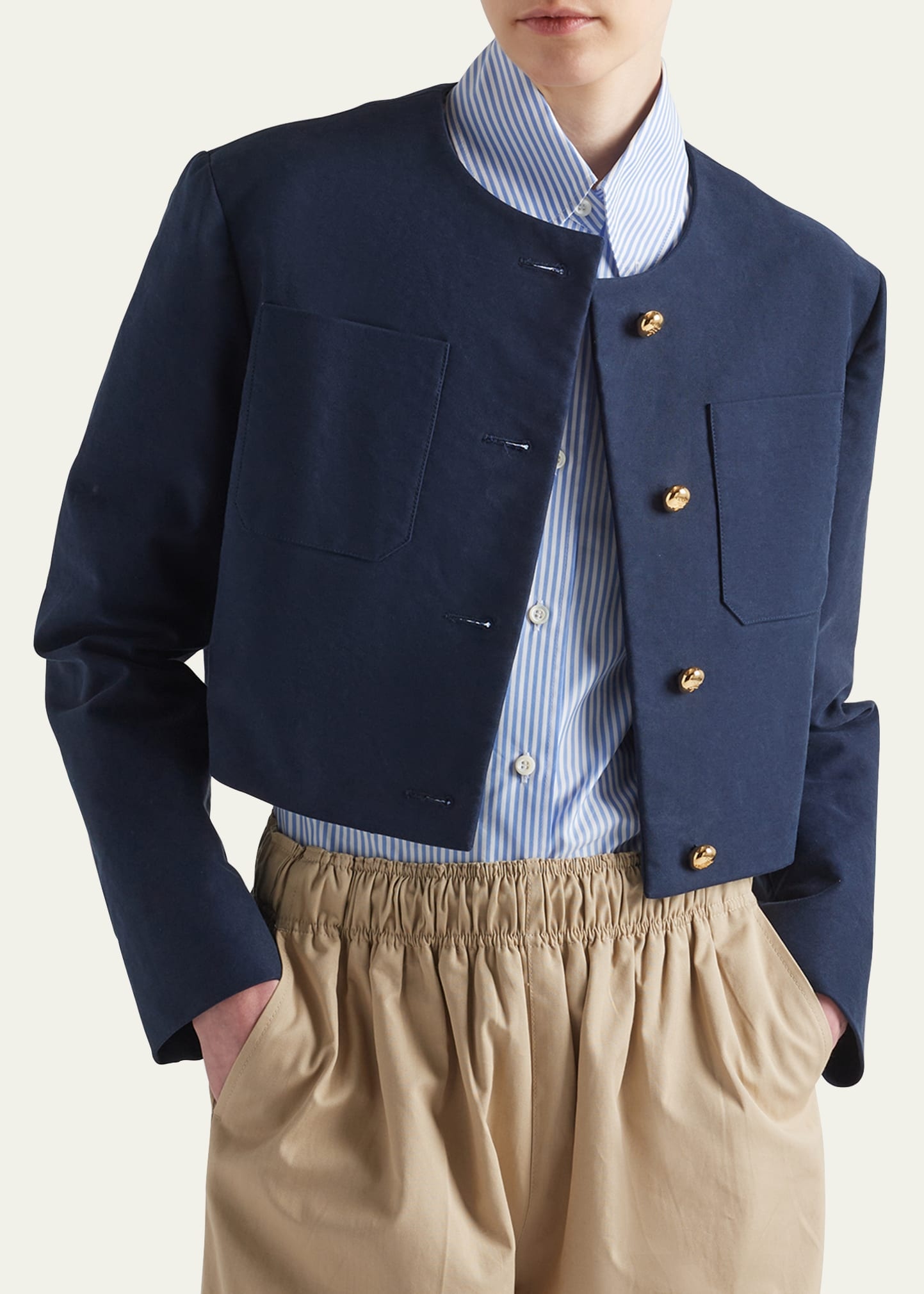 Tricotina Cropped Jacket - 4