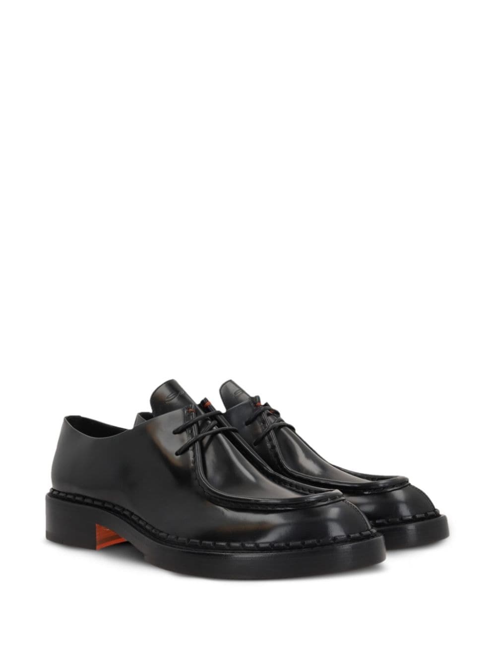 x 10 Corso Como leather lace-up shoes - 2