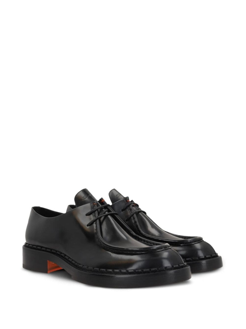 Santoni x 10 Corso Como leather lace-up shoes outlook