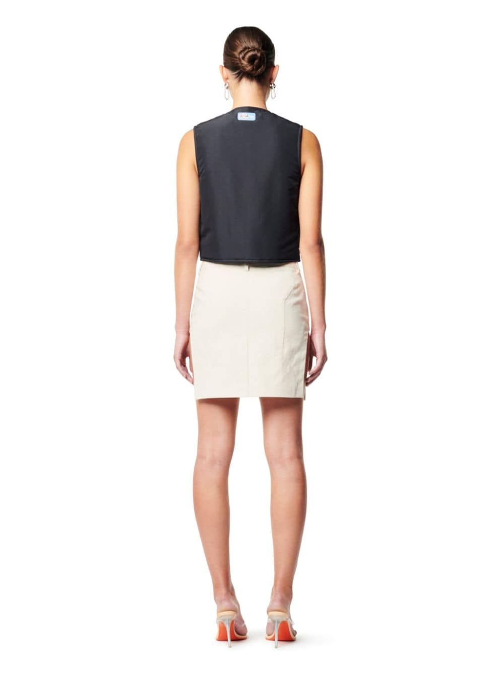 Canvas Cut Out Skirt - 4