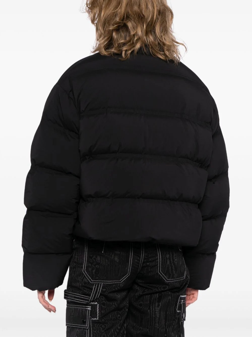 ALEXANDER WANG Women Jacquard Channel Cropped Puffer W/ Reflective Logo - 3