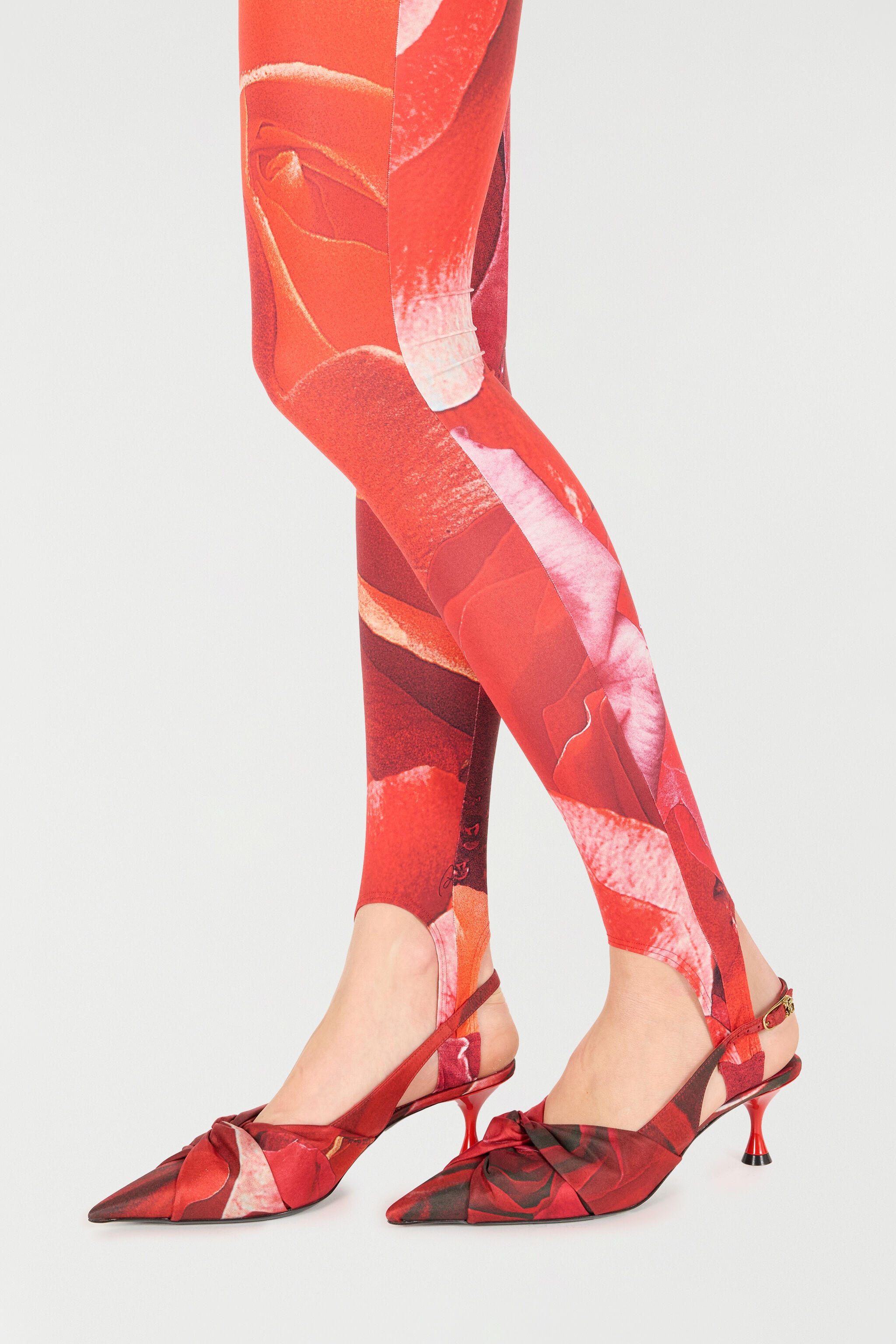 Rose-Print Sleeveless Jumpsuit - 7