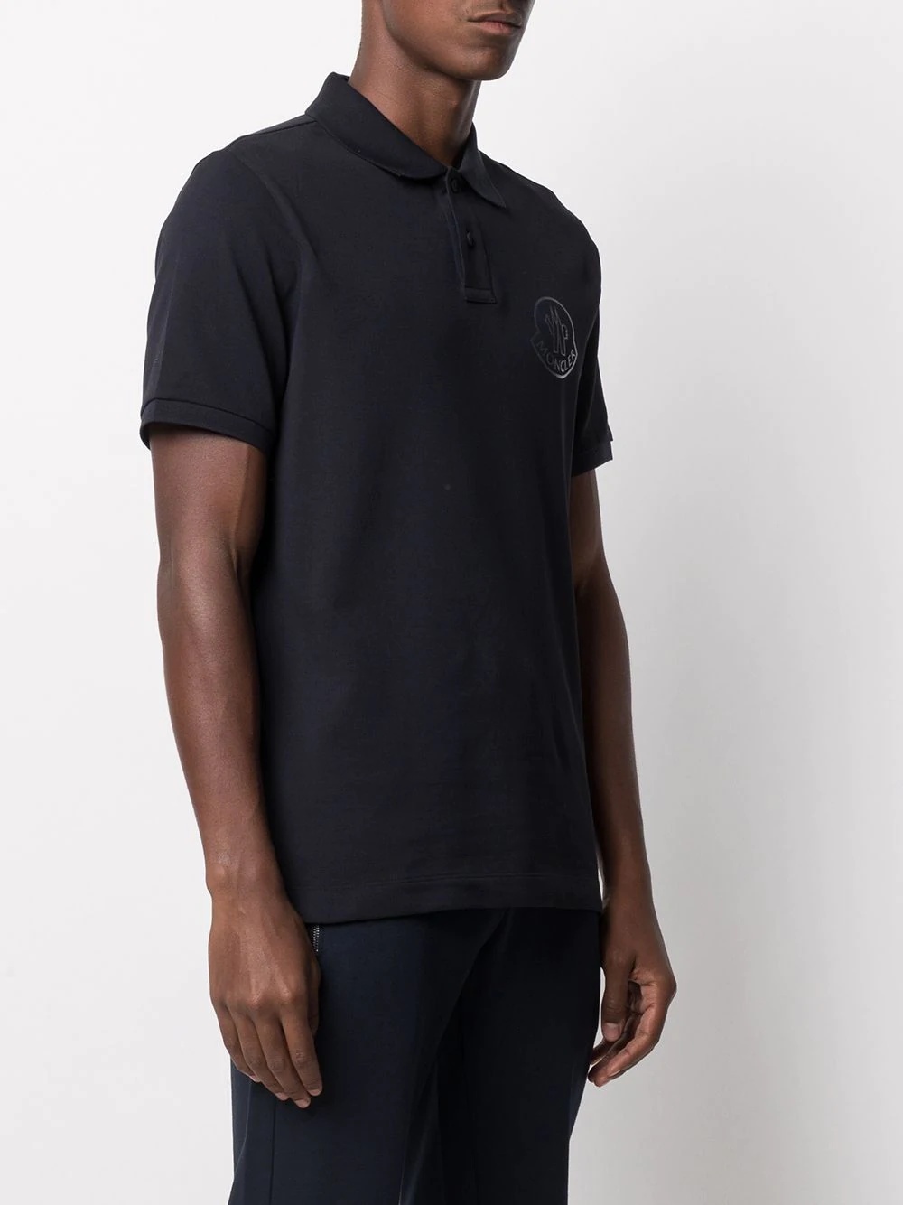 logo-print polo shirt - 3