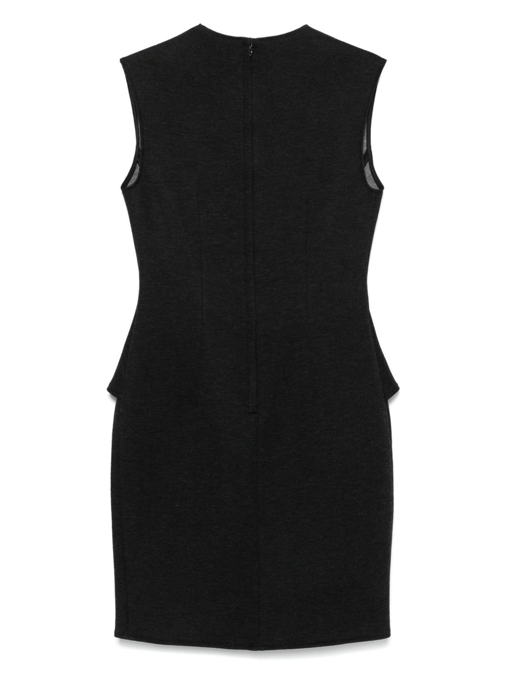peplum-waist mini dress - 2